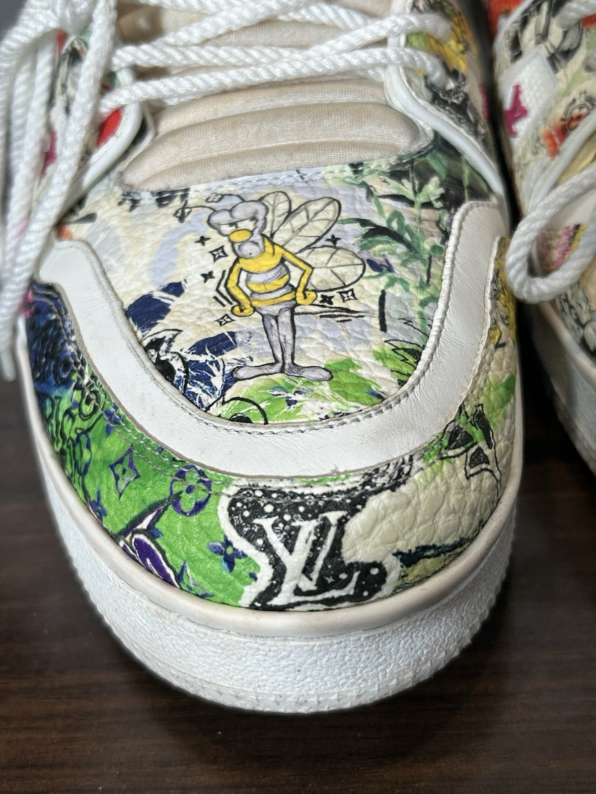 Louis Vuitton Calfskin Monogram Comic Book Motif Size 9.5LV / 10.5 US