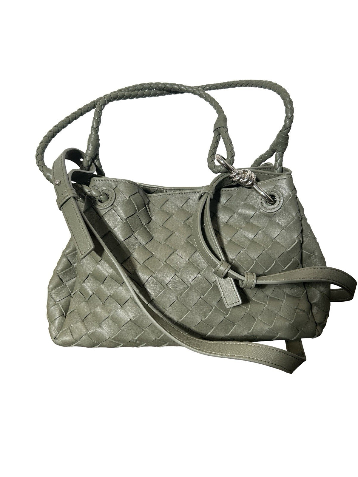 Bottega Veneta Parachute Medium Lambskin Shoulder Bag