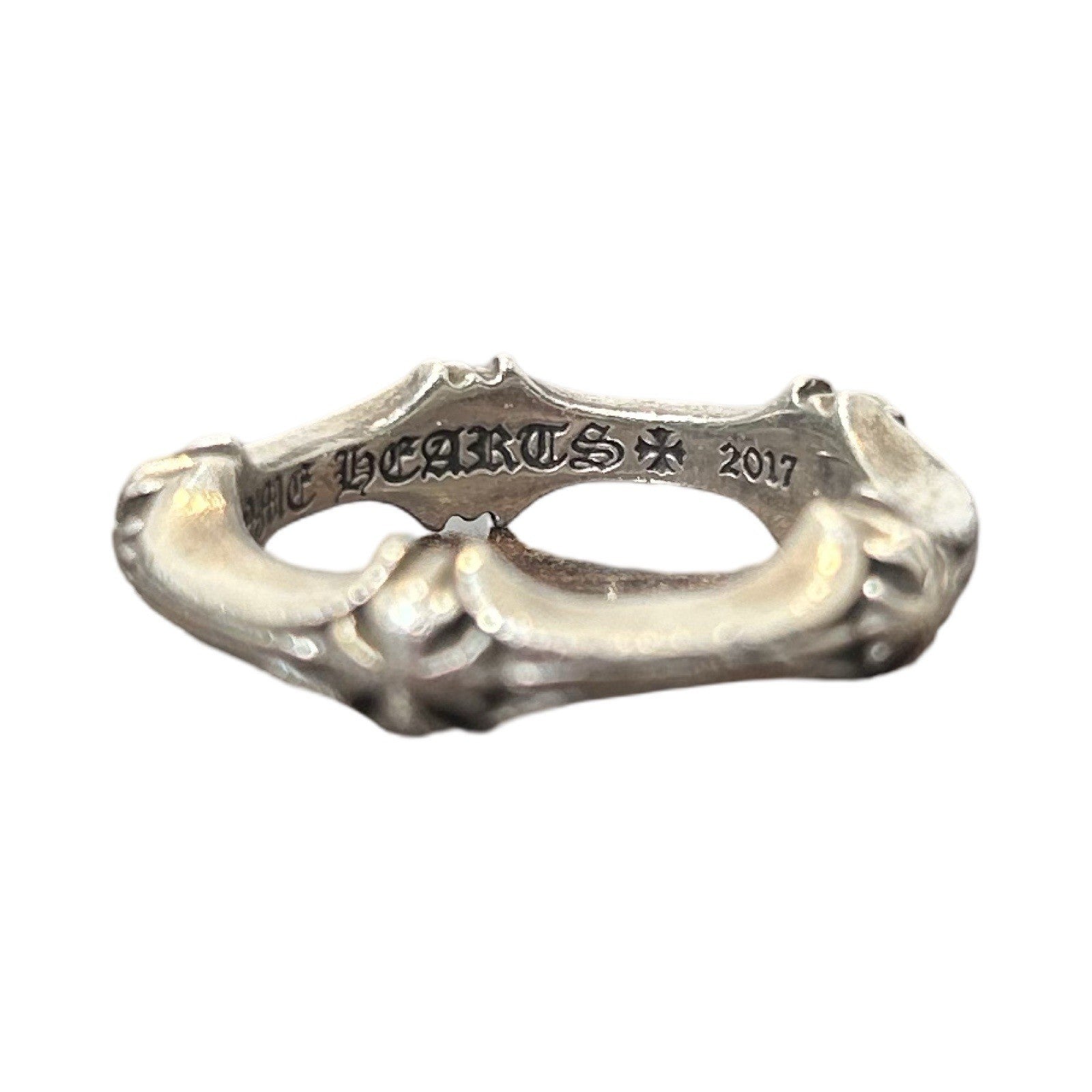 Chrome Hearts Cross Ch Plus Bone ring 2017