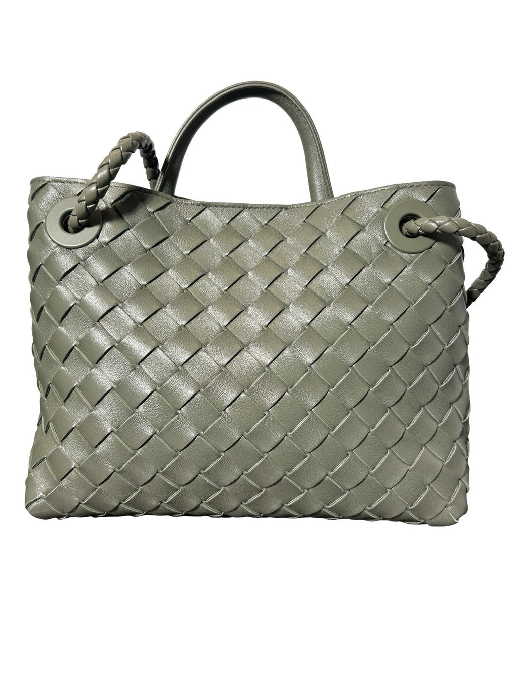 Bottega Veneta Andiamo Small Intrecciato leather top handle bag