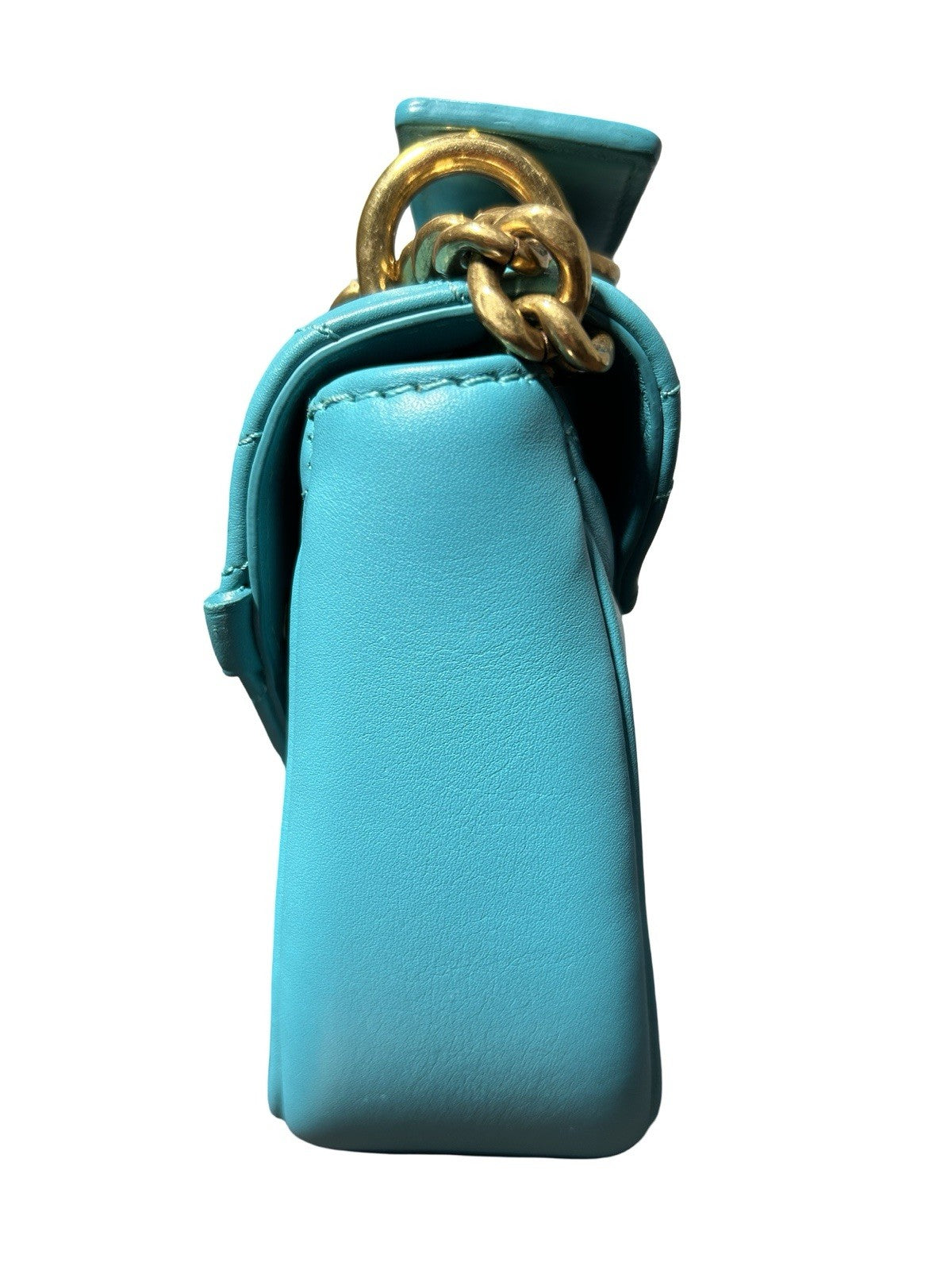 Louis Vuitton New Wave Chain Bag Quilted Leather MM Blue