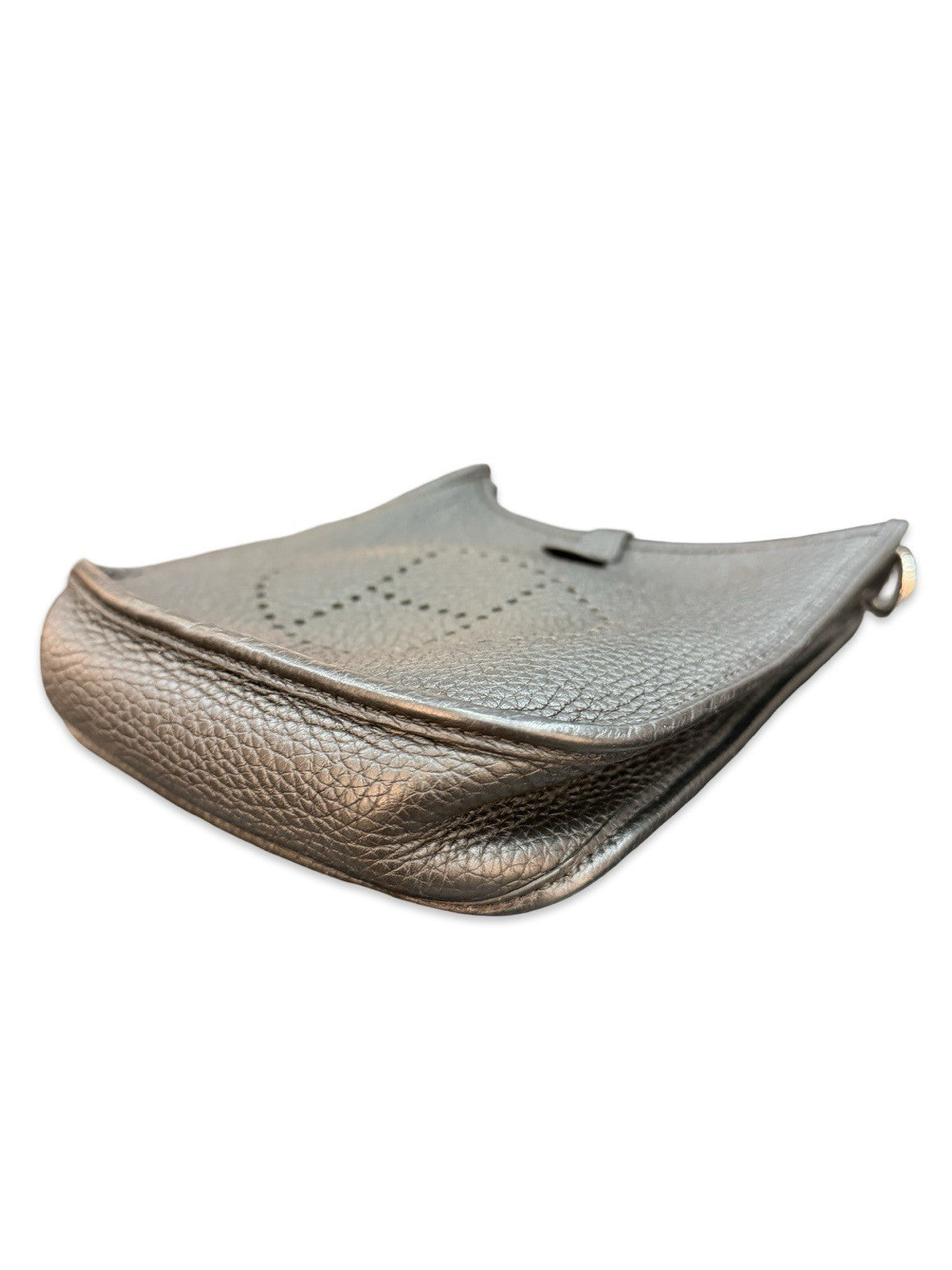 Hermes Evelyne TPM Leather Crossbody Bag Black