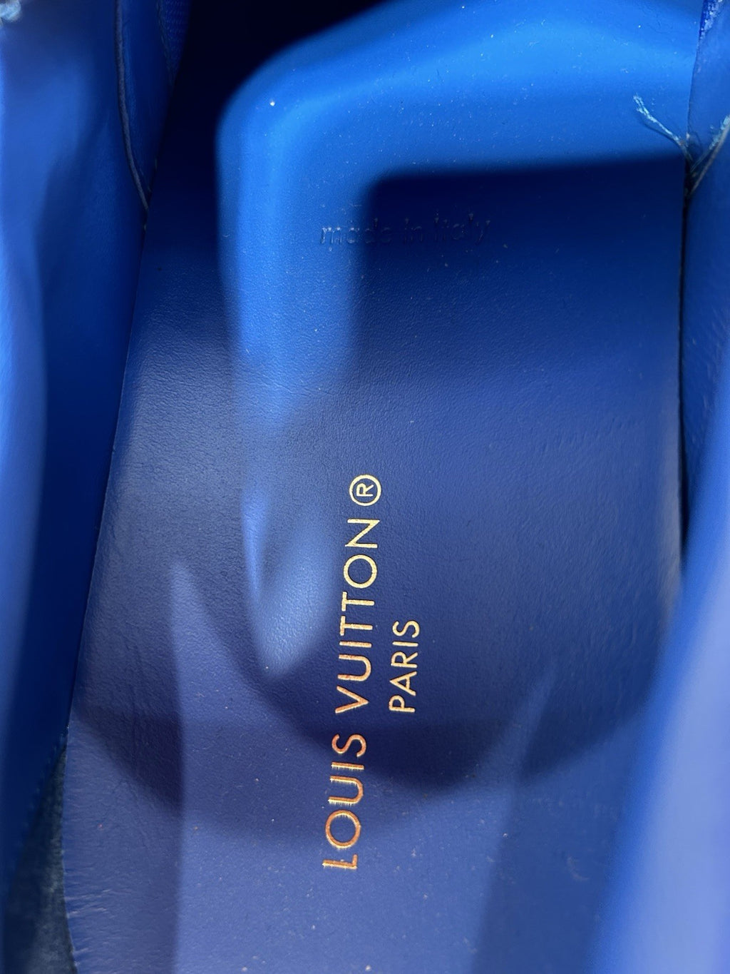 Louis Vuitton Blue Beverly Hills slip-on sneakers LV Size 9/ US Size 10
