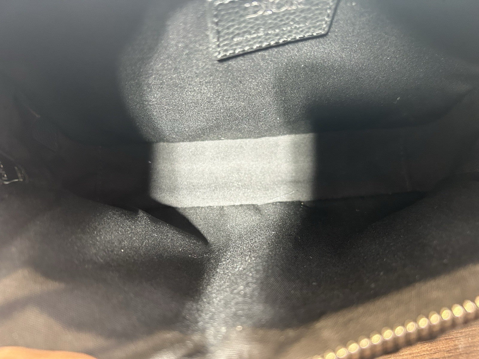 Christian Dior Safari Messenger Bag In Black Monogram Canvas