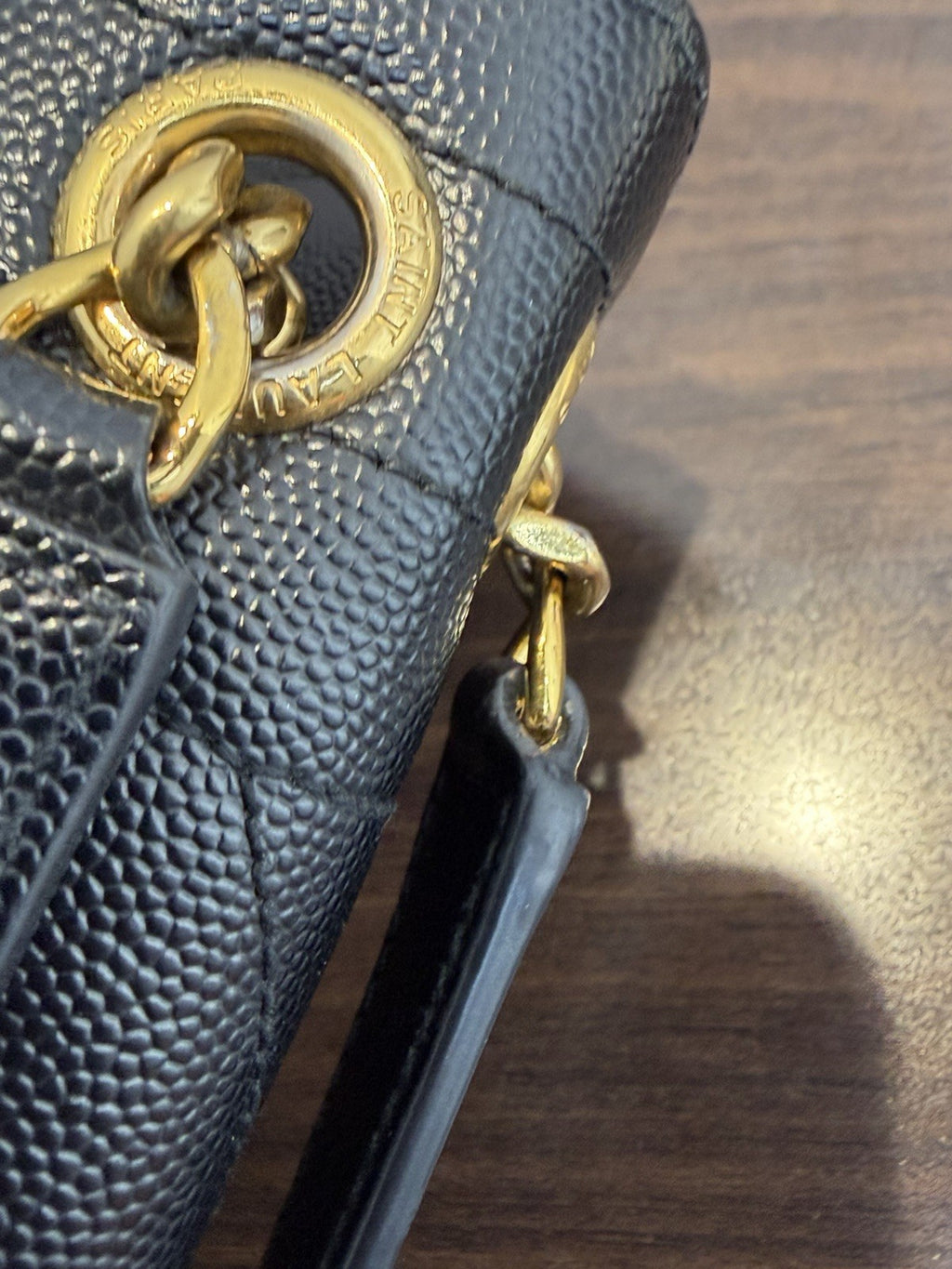 Saint Laurent YSL Envelope Black Shoulder Bag 