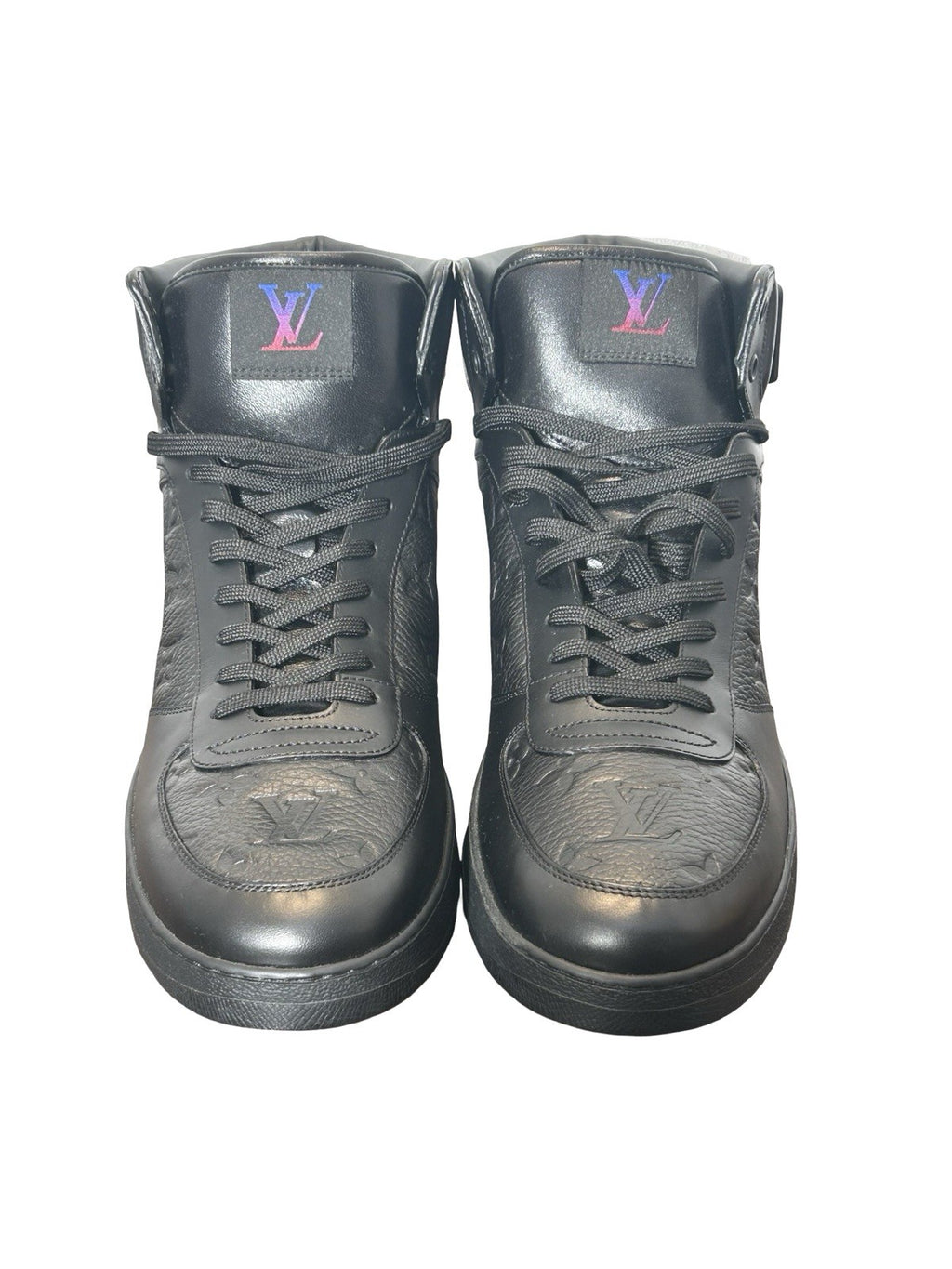 Louis Vuitton LV Rivoli High-Top Black Monogram LV Size 10