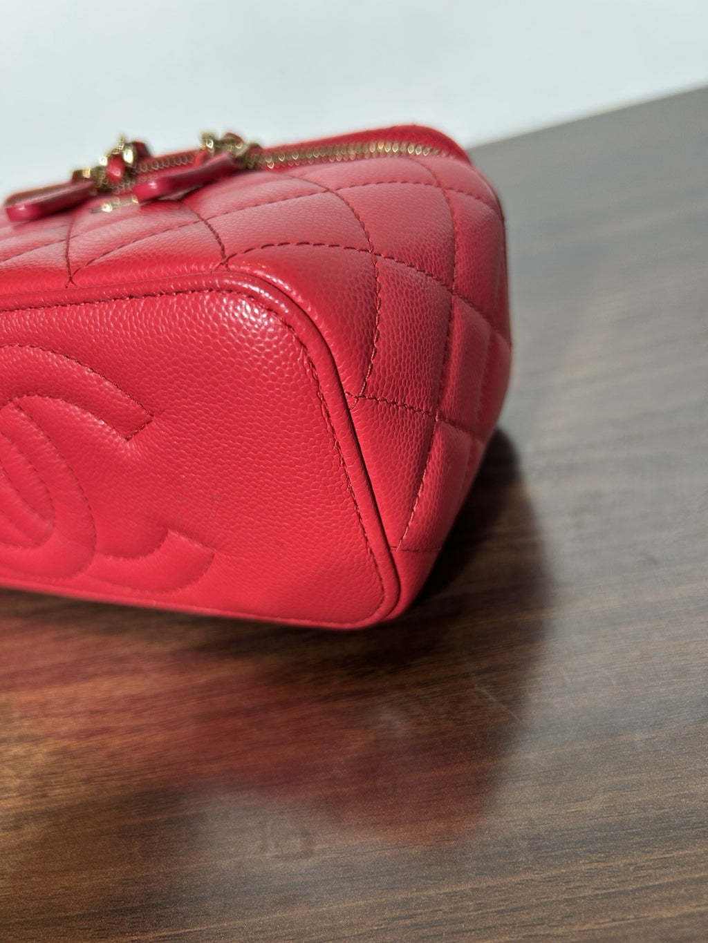 Chanel Vanity Red Bag