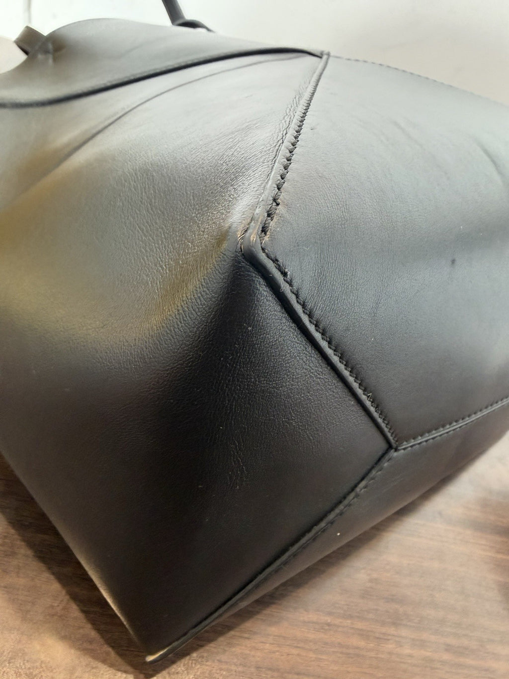 Loewe Puzzle Tote Bag In Black