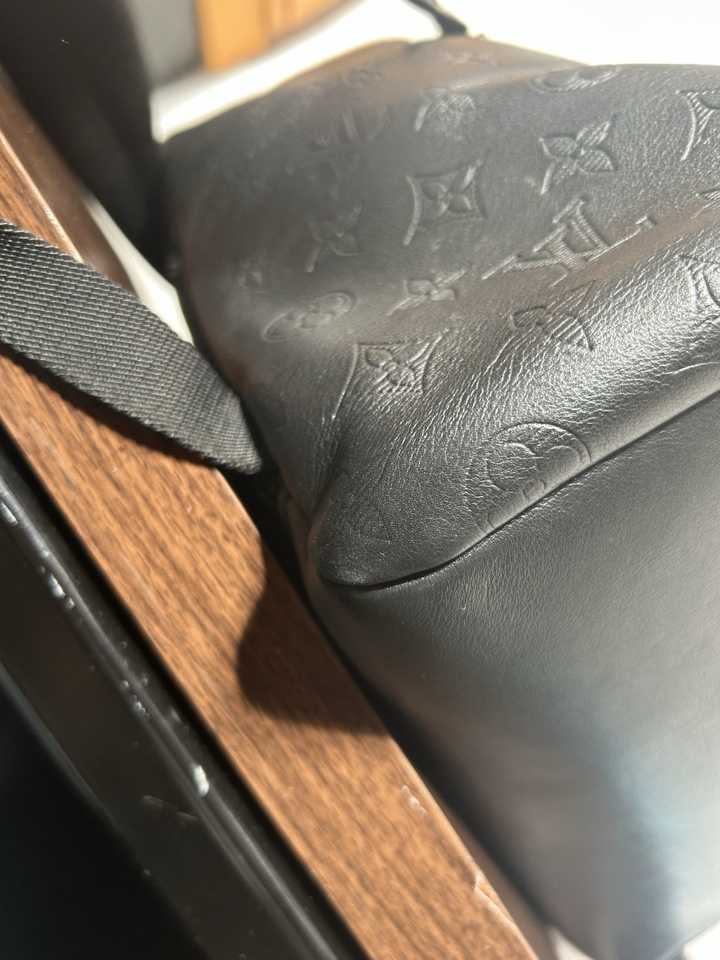 Louis Vuitton Racer Backpack Monogram Shadow Leather