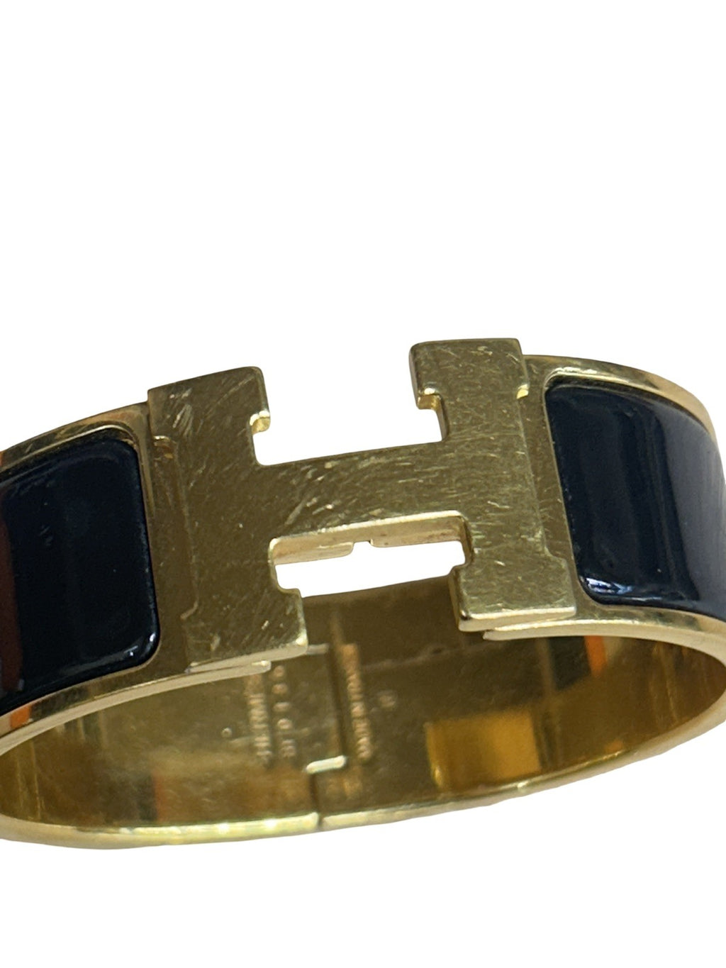 Hermès Clic Clac H Bracelet Black