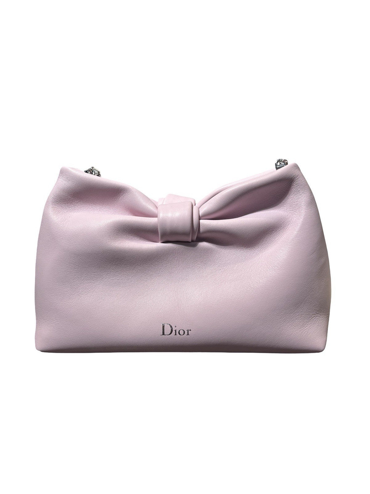 Dior Bow Bag Lambskin Rose Songe Pink