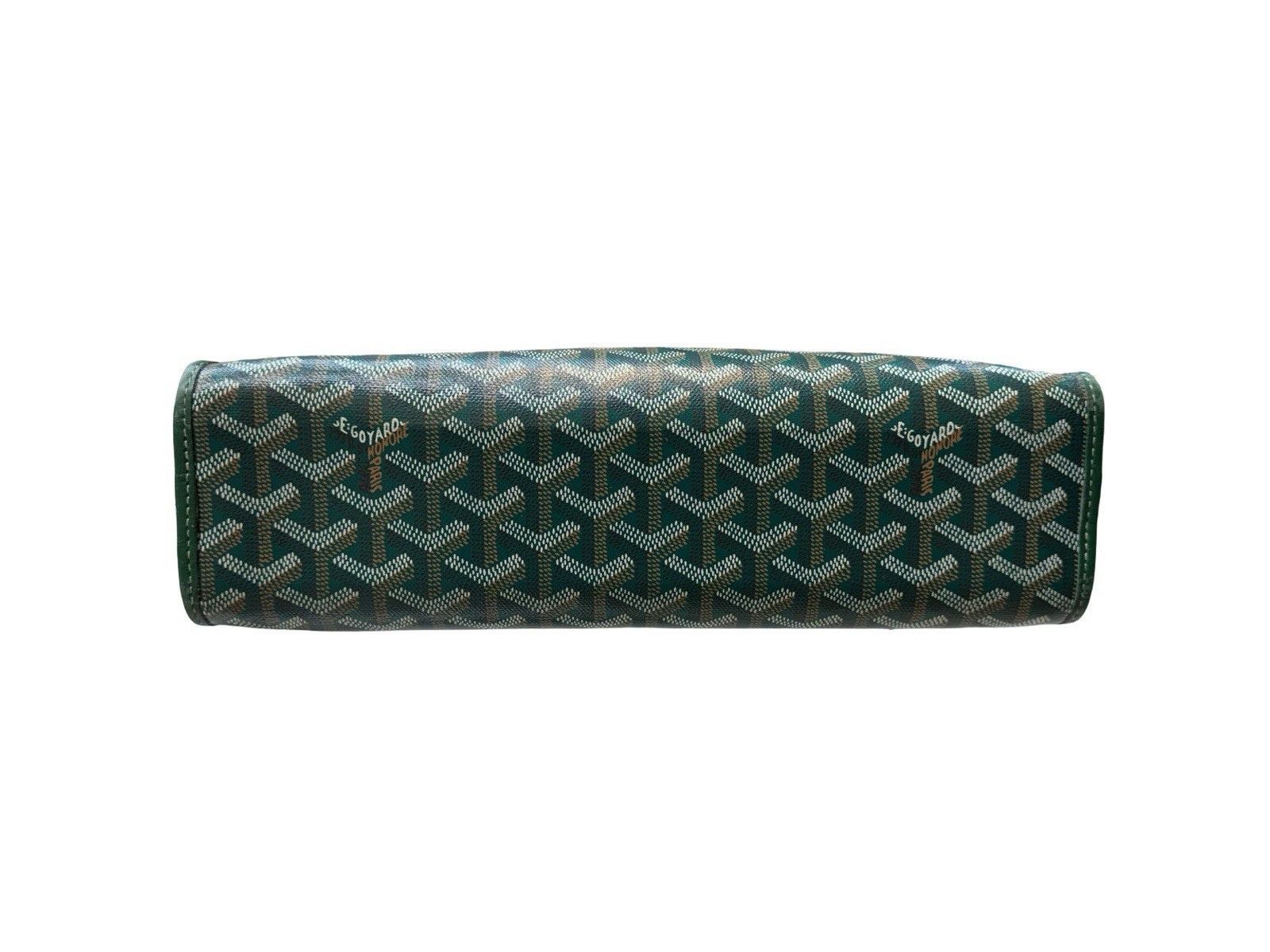 Goyard Goyardine Jouvence Toiletry Pouch Coated Canvas GM Green