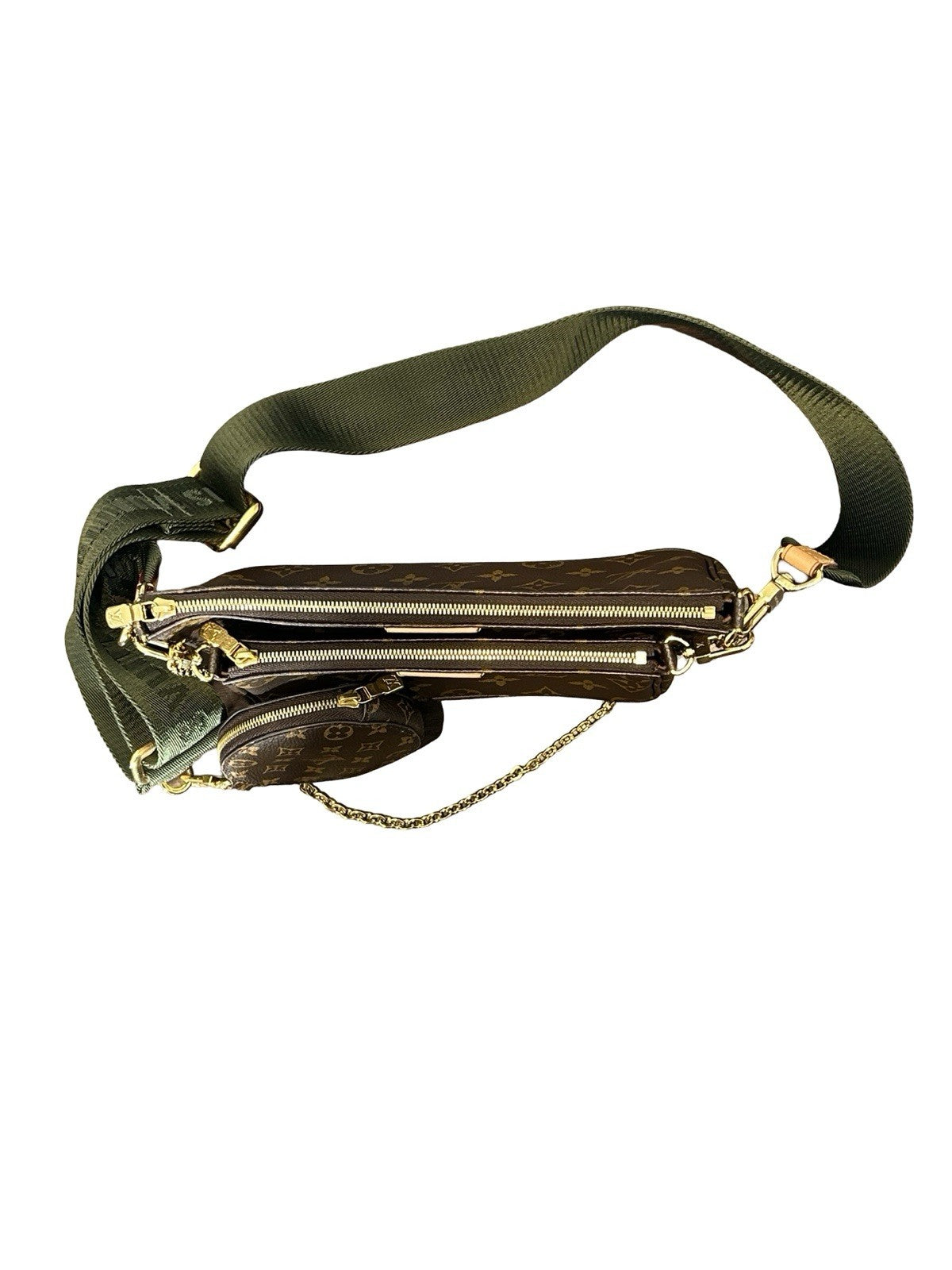 Louis Vuitton Multi Pochette Accessoires Monogram green