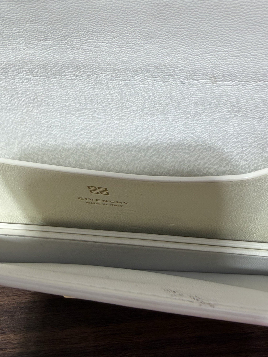 Givenchy Ivory Leather Mini 4G Shoulder Bag