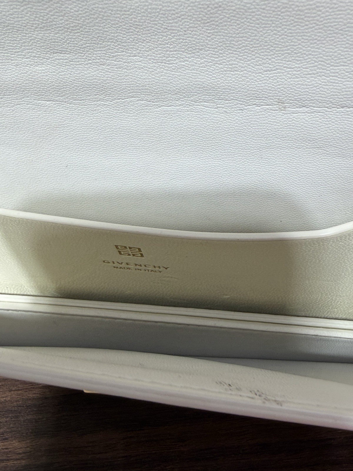 Givenchy Ivory Leather Mini 4G Shoulder Bag