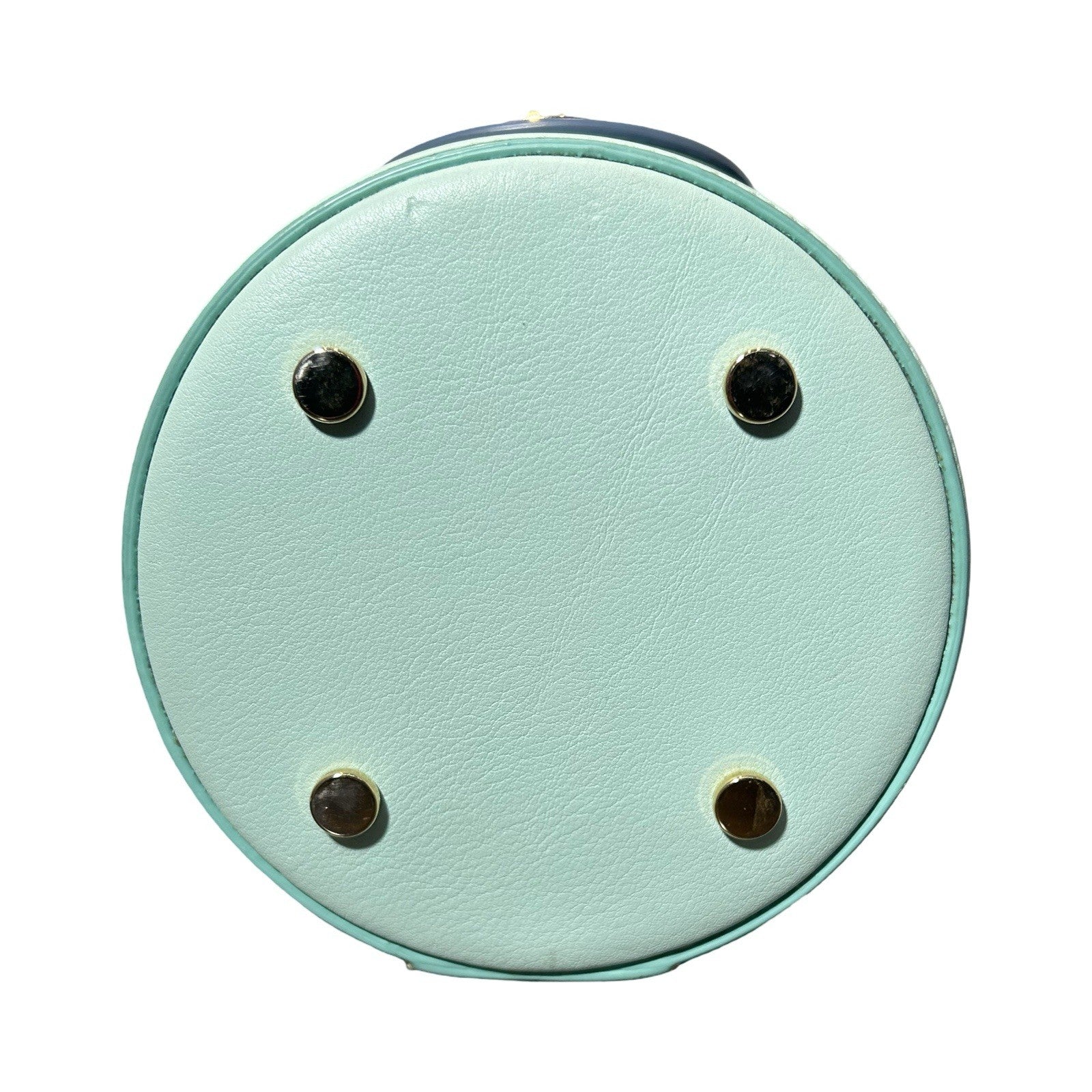 Casablanca Colorblock Calfskin Cylinder Top Handle Bag