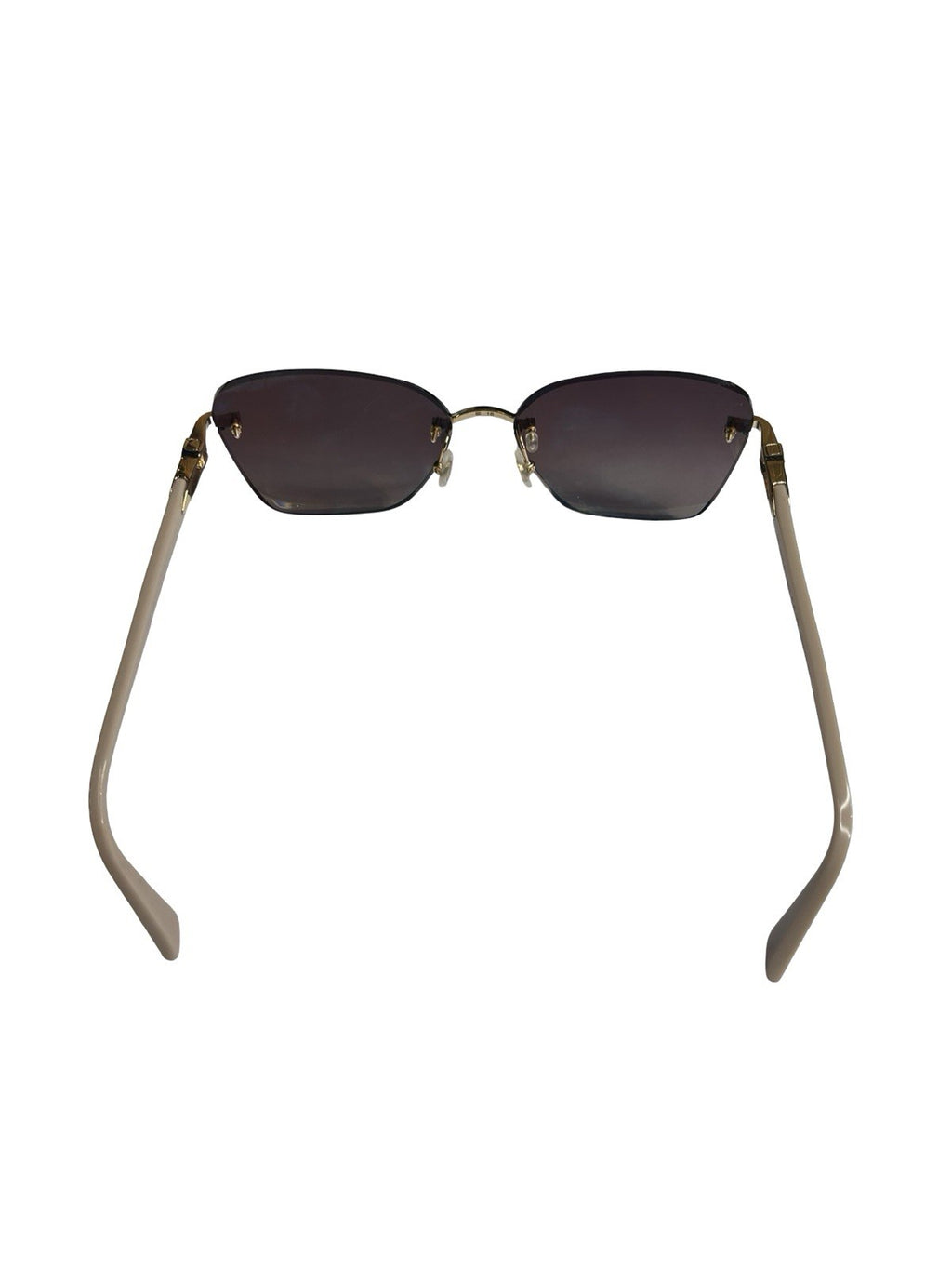 Cartier C Decor Purple Gradient Acetate Gold Tone Hardware Sunglasses Size-140