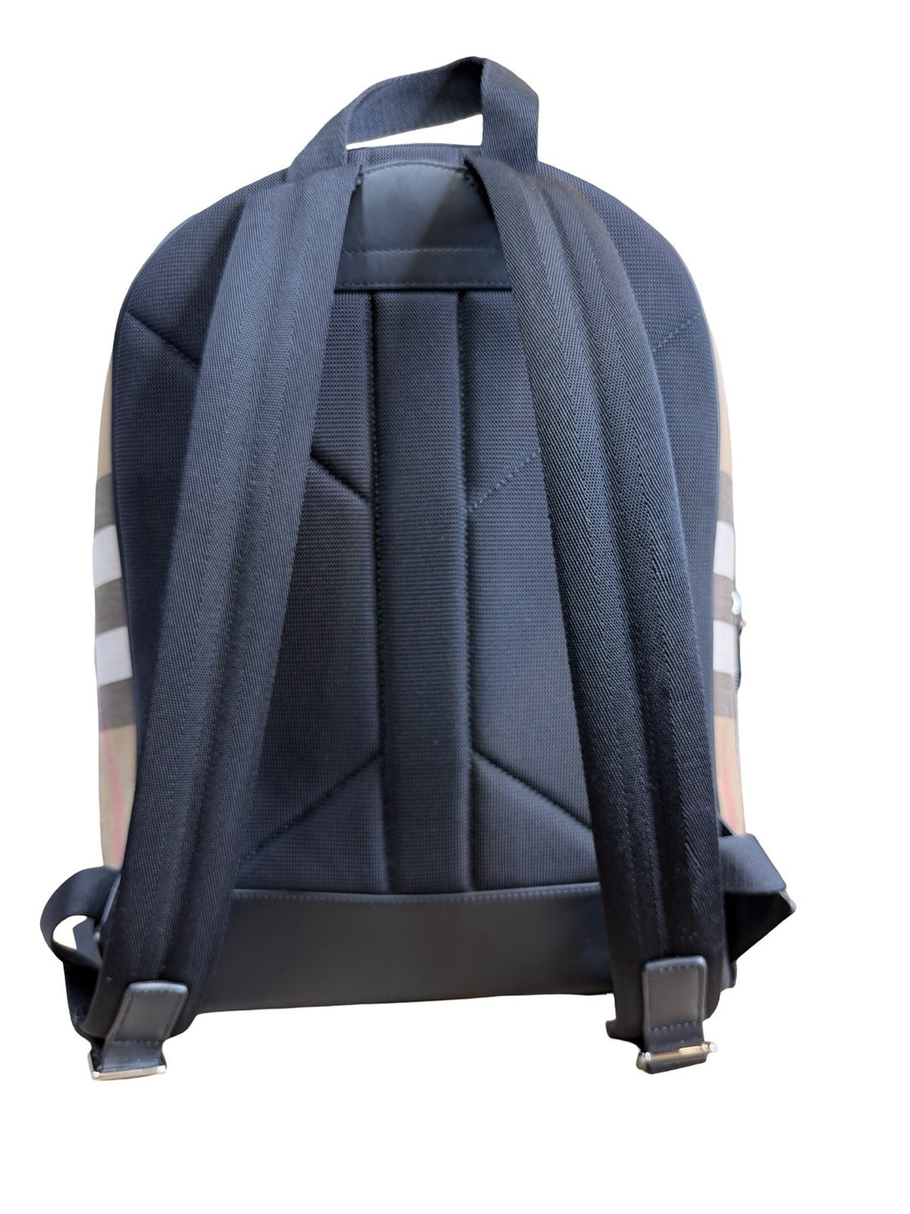 Burberry Jeff Check Canvas Backpack 