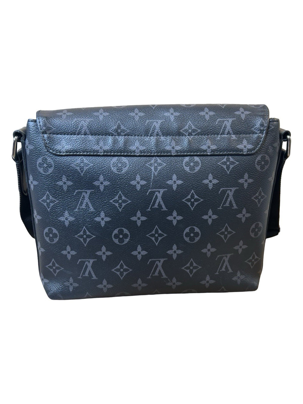 Louis Vuitton Black Monogram Eclipse District PM Messenger Bag