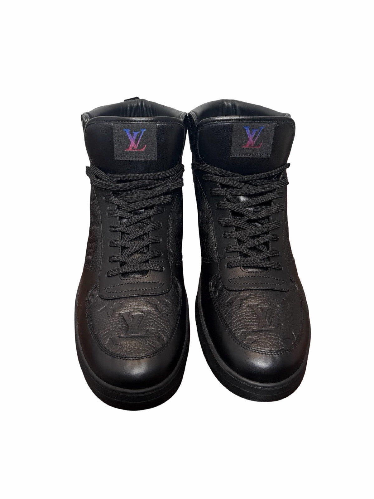 Louis Vuitton Rivoli High-Top Sneakers Multicolor  Monogram  LV Size 10/US 11