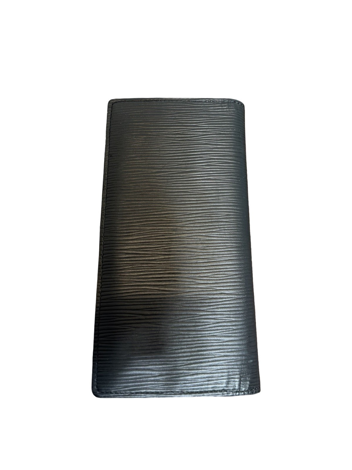 Louis Vuitton Epi  Leather Bifold  Black & Blue Wallet 