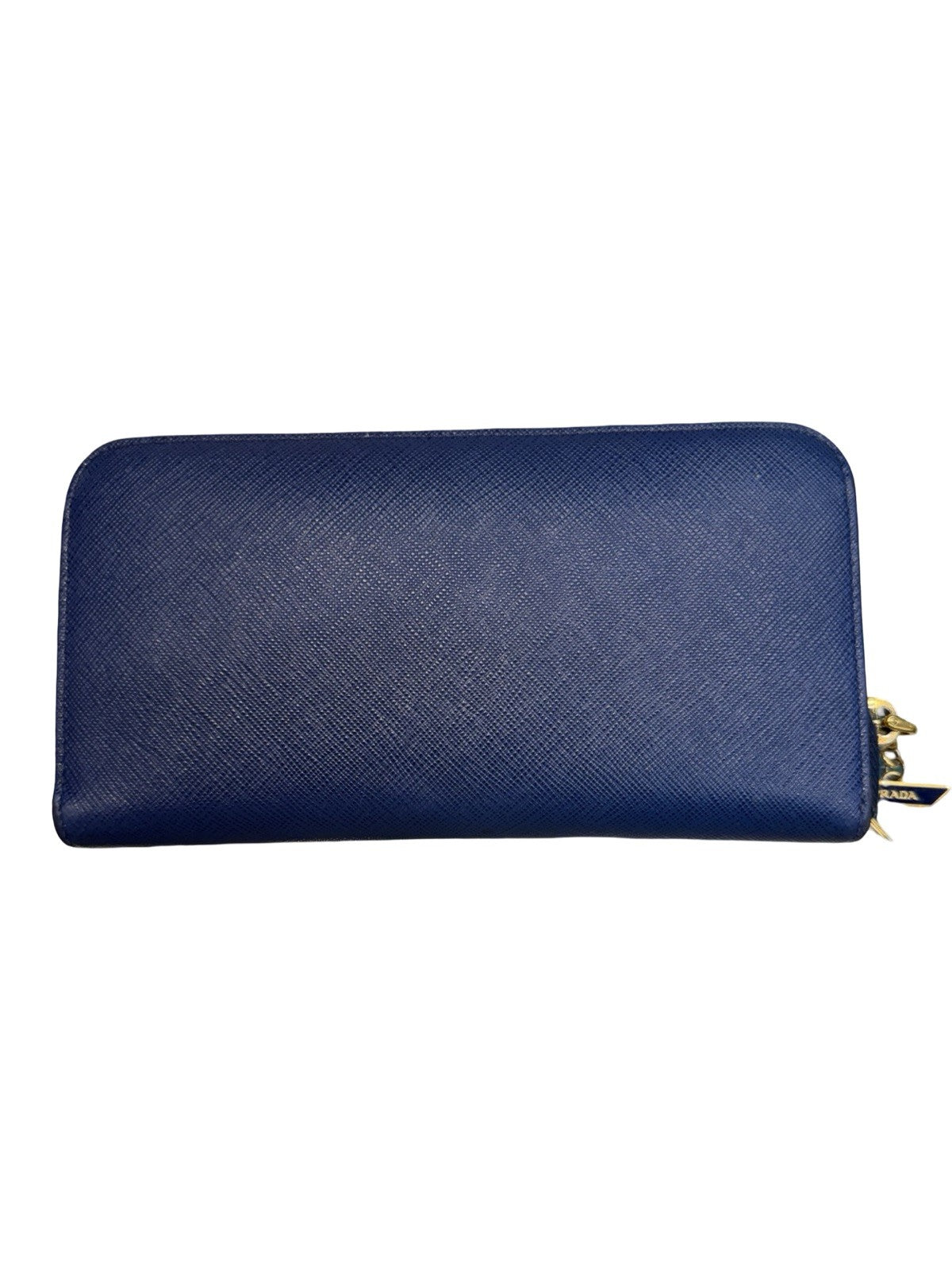 Prada Saffiano Blue Wallet