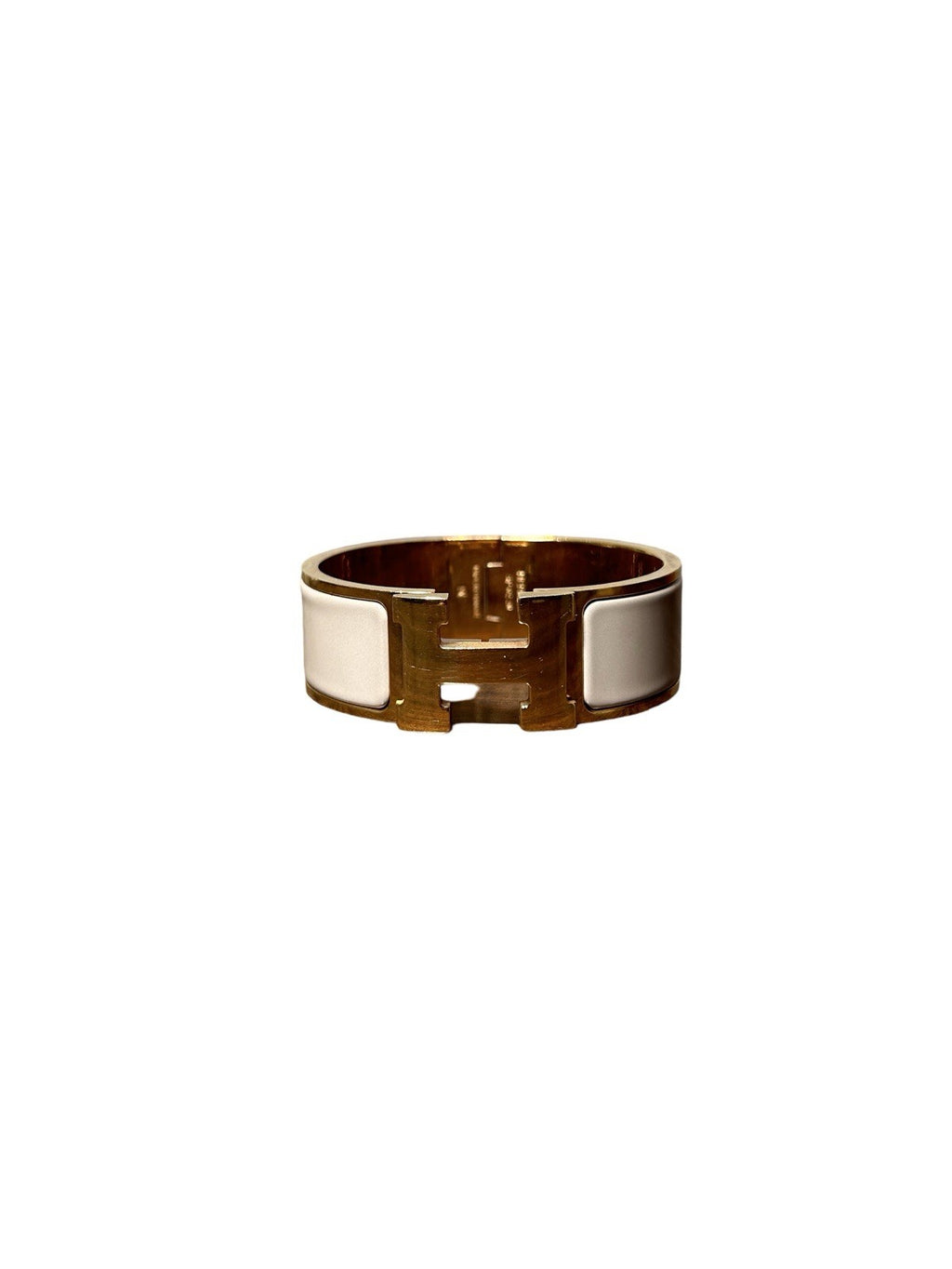 HERMES Enamel Wide Clic Clac H Bracelet PM 