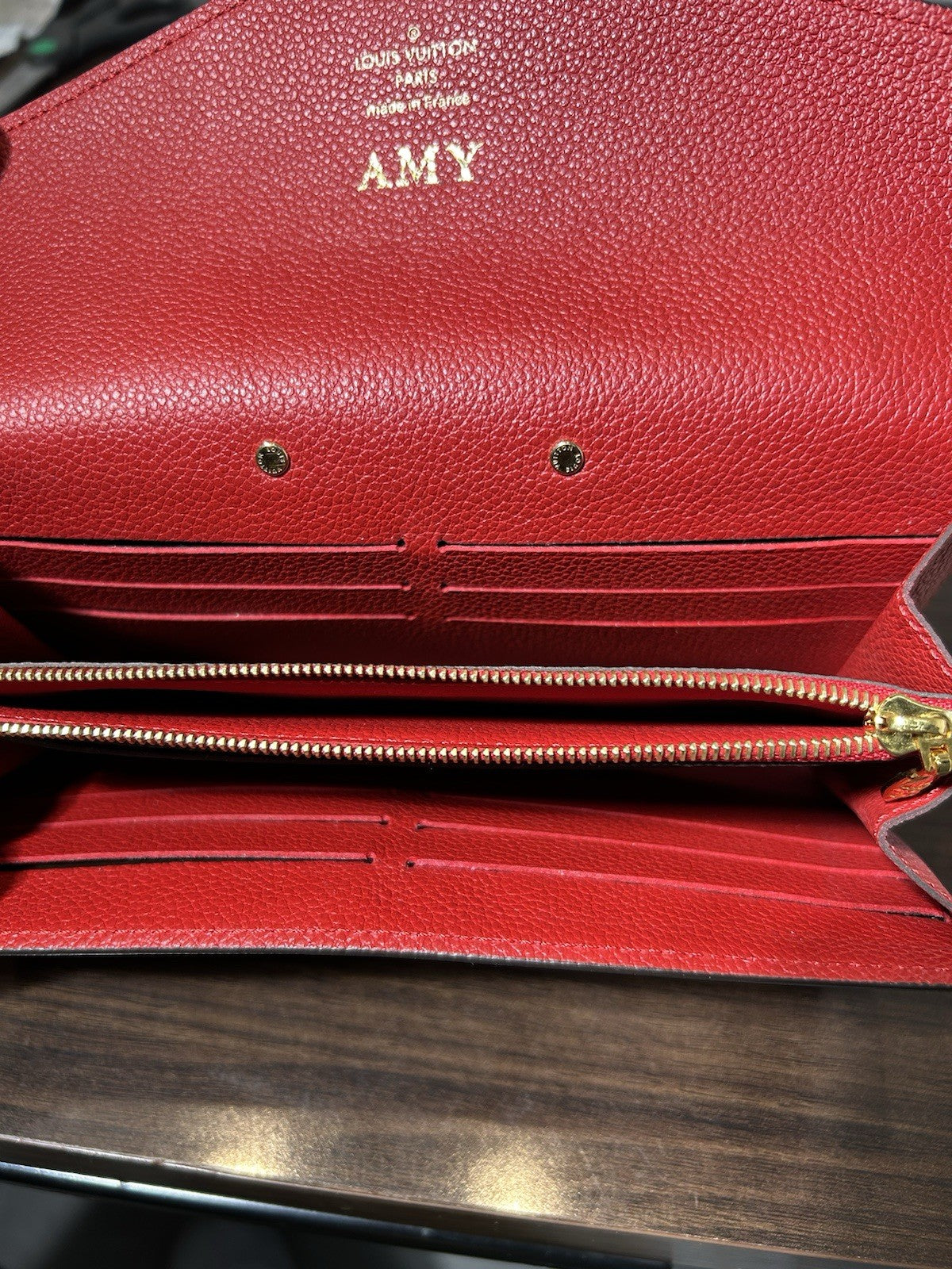 LOUIS VUITTON Monogram Pallas Wallet Cherry