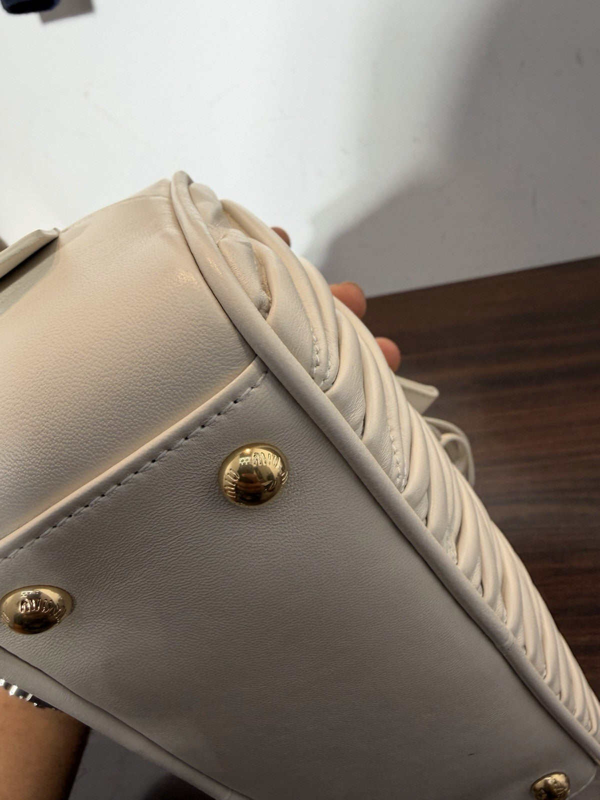 Miu Miu Arcadia Regular Matelasse Nappa Leather Bag