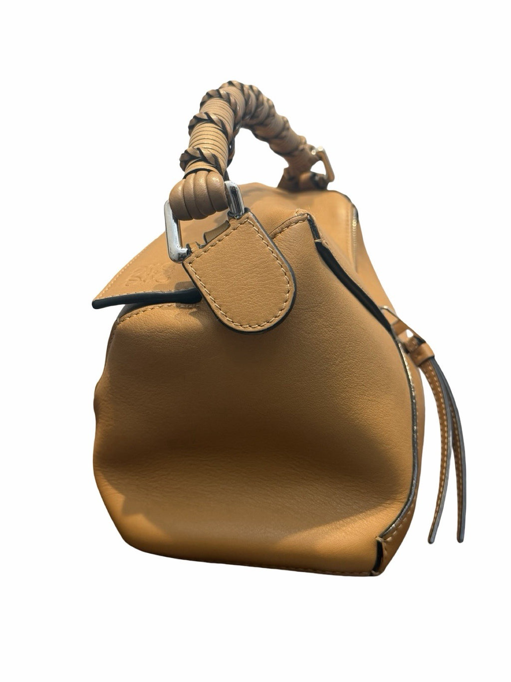 Loewe Small Woven Brown Puzzle Edge Shoulder Bag