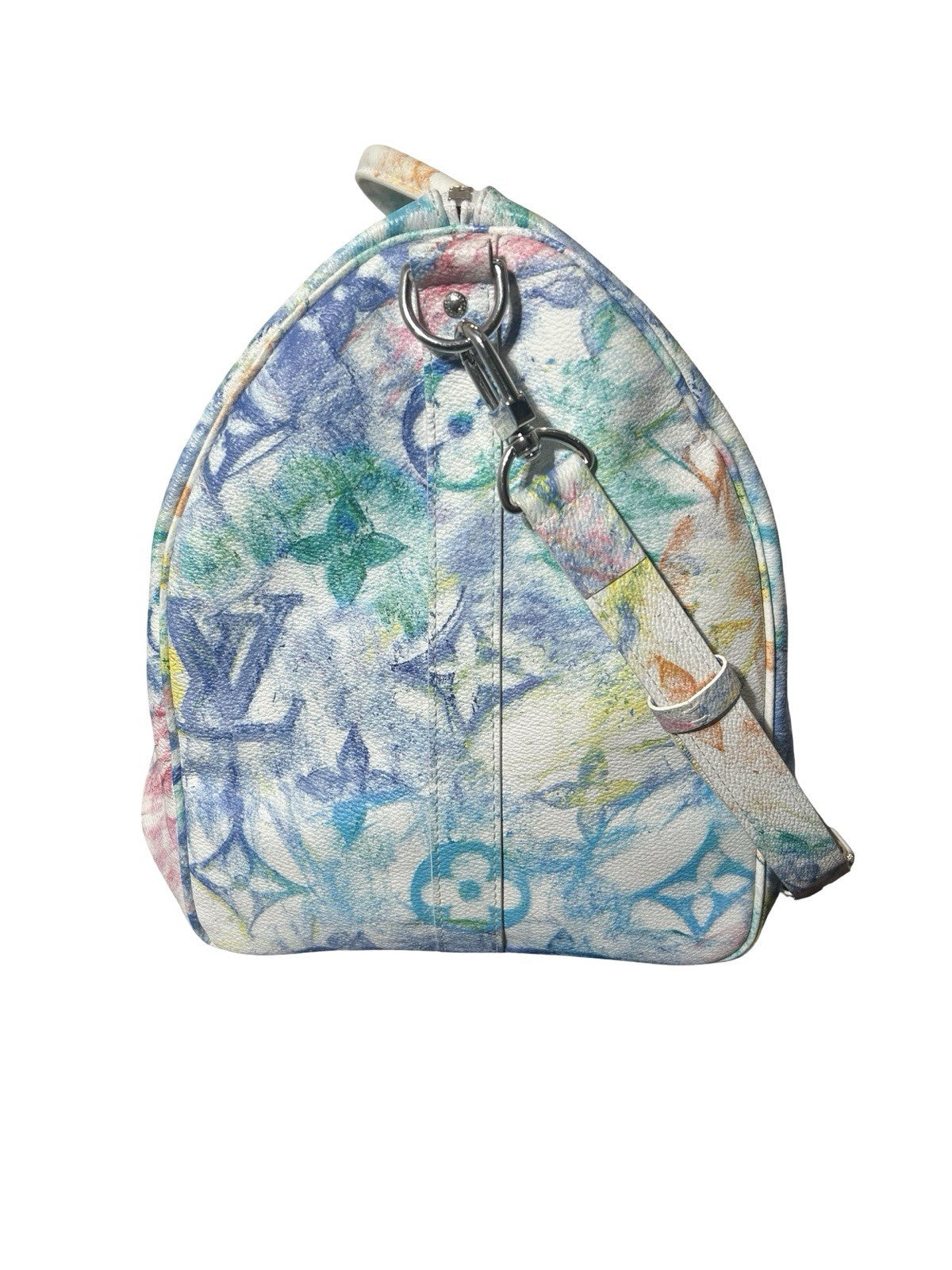 Keepall Bandouliere Bag Limited Edition Monogram Pastel Multicolor 50