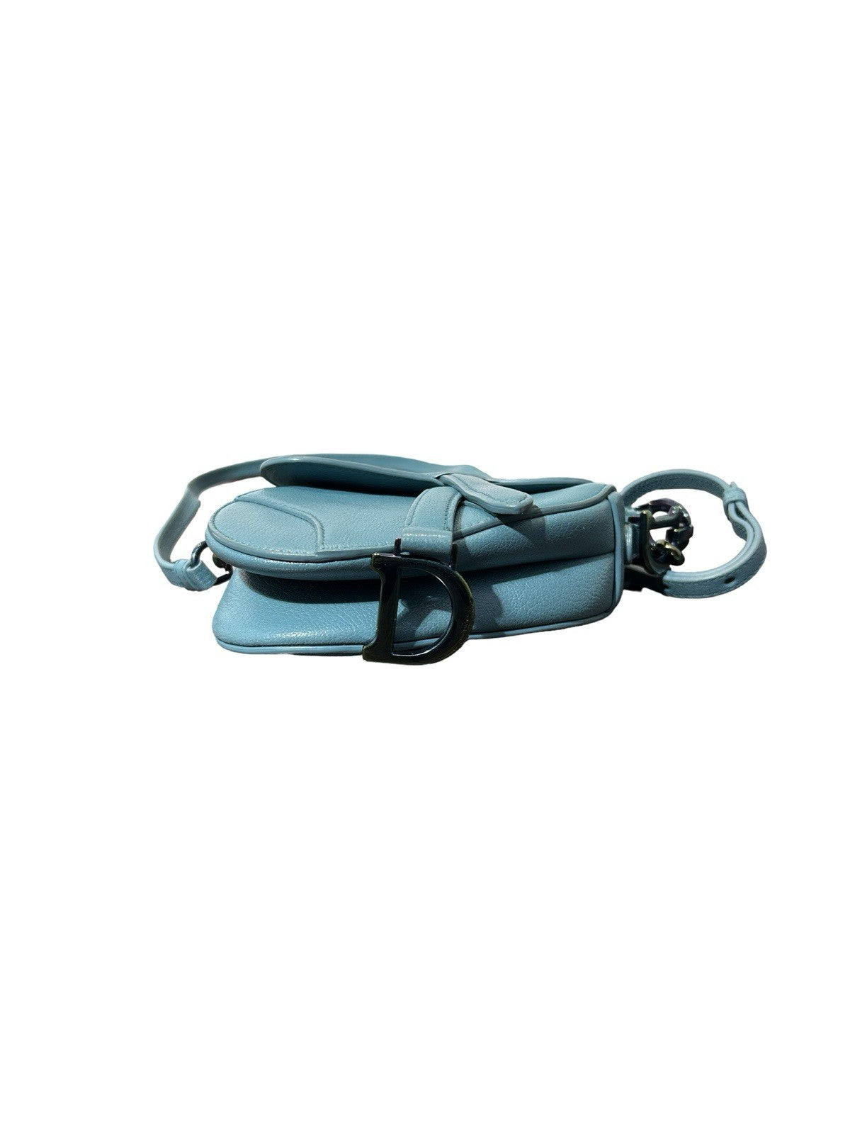 Christian Dior Leather Saddle Micro