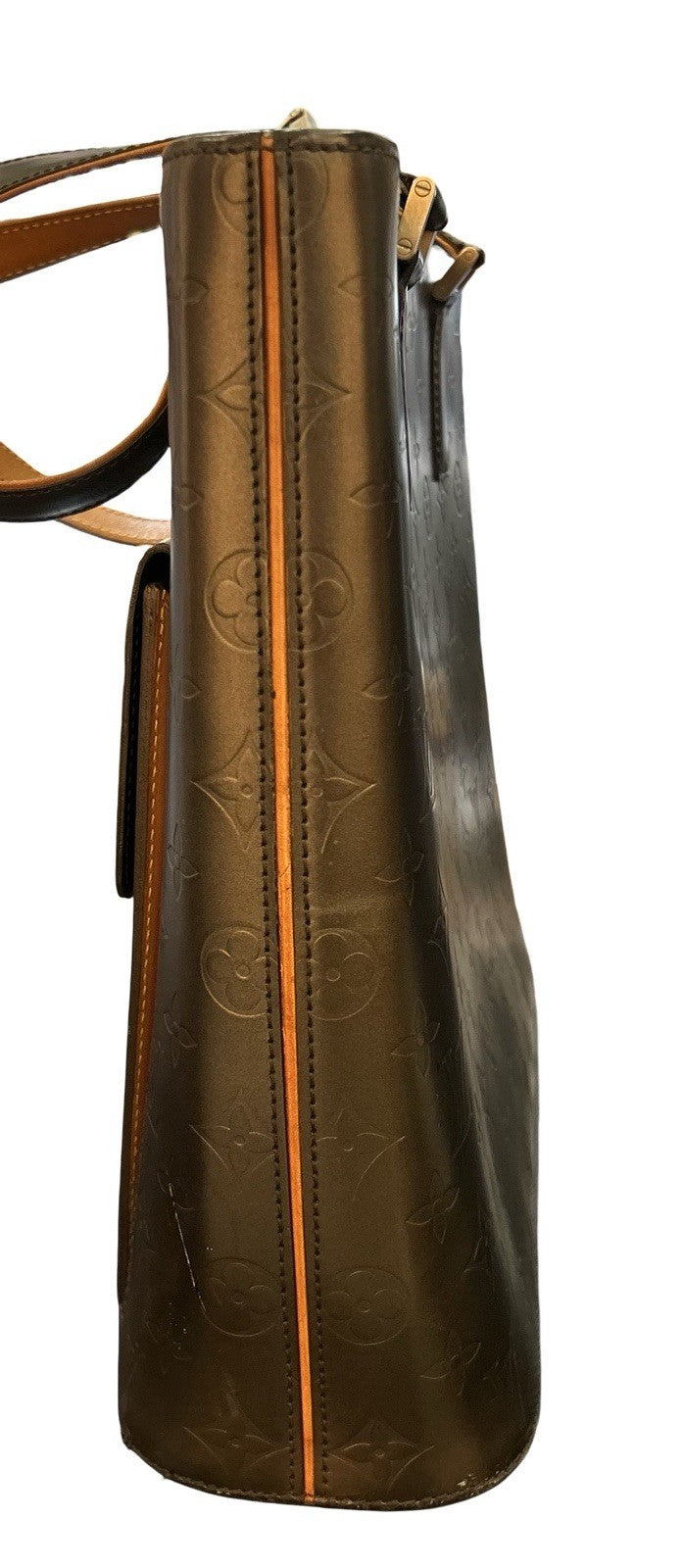 LOUIS VUITTON Wilwood M55102 Monogram Mat Tote Bag Noir