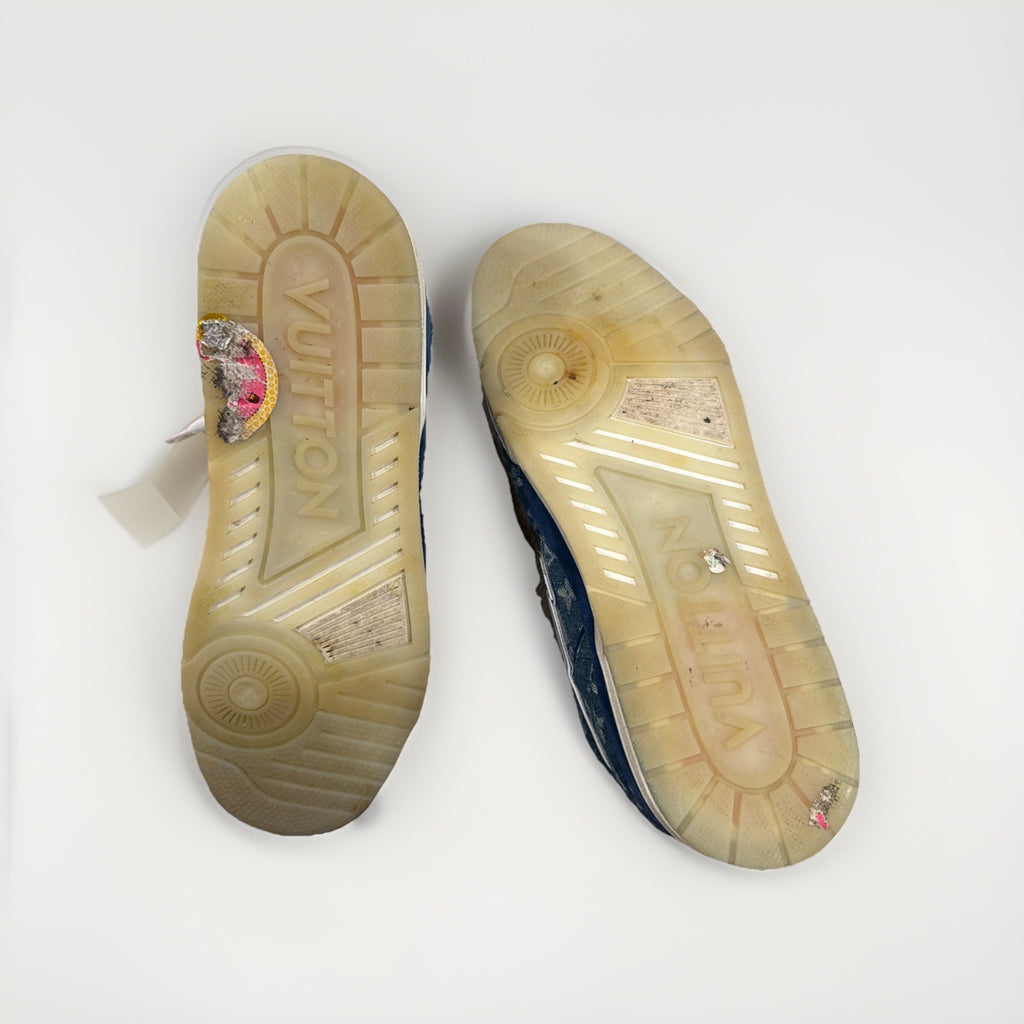 Louis Vuitton LV Trainer Monogram Denim Size  13 LV US 14
