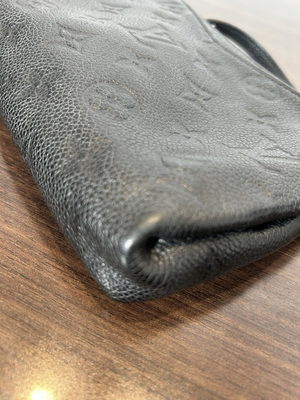 Louis Vuitton Pallas Clutch Monogram Empreinte Black Crossbody