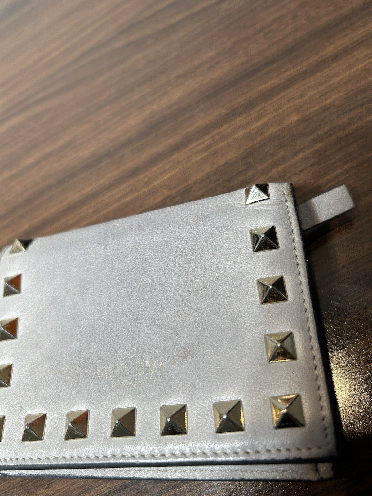 Valentino Garavani Rockstar Leather Wallet