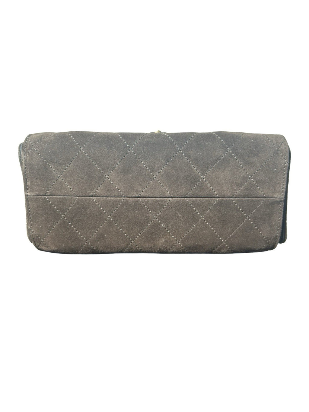 CHANEL Suede Quilted Mini Chanel 25 Handbag