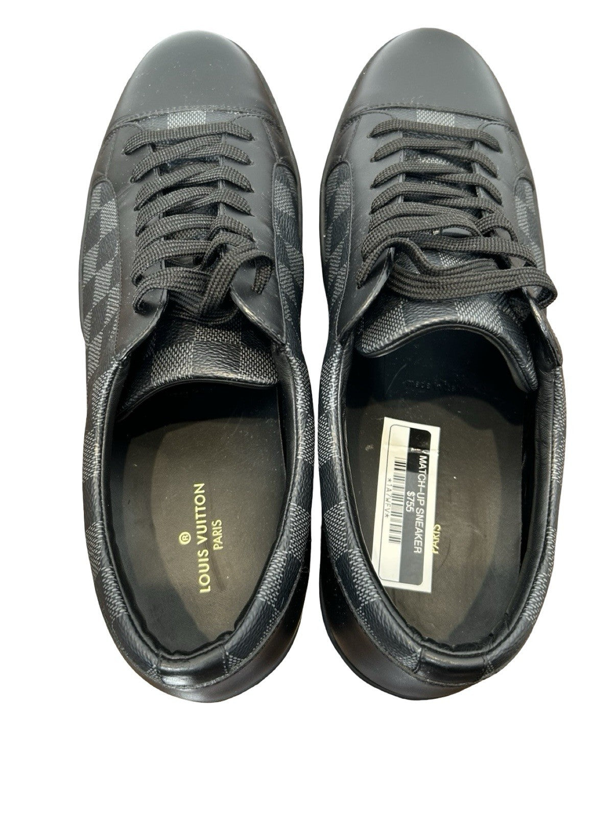 Louis Vuitton Match-Up Sneaker Black/Gray LV Size 10/ US Size 11