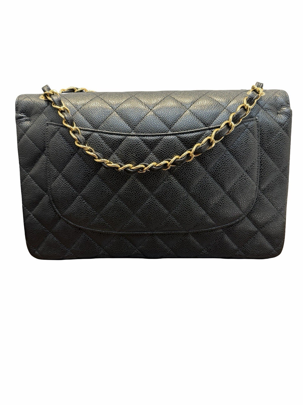 Chanel Classic Jumbo Double Flap Black Shoulder Bag