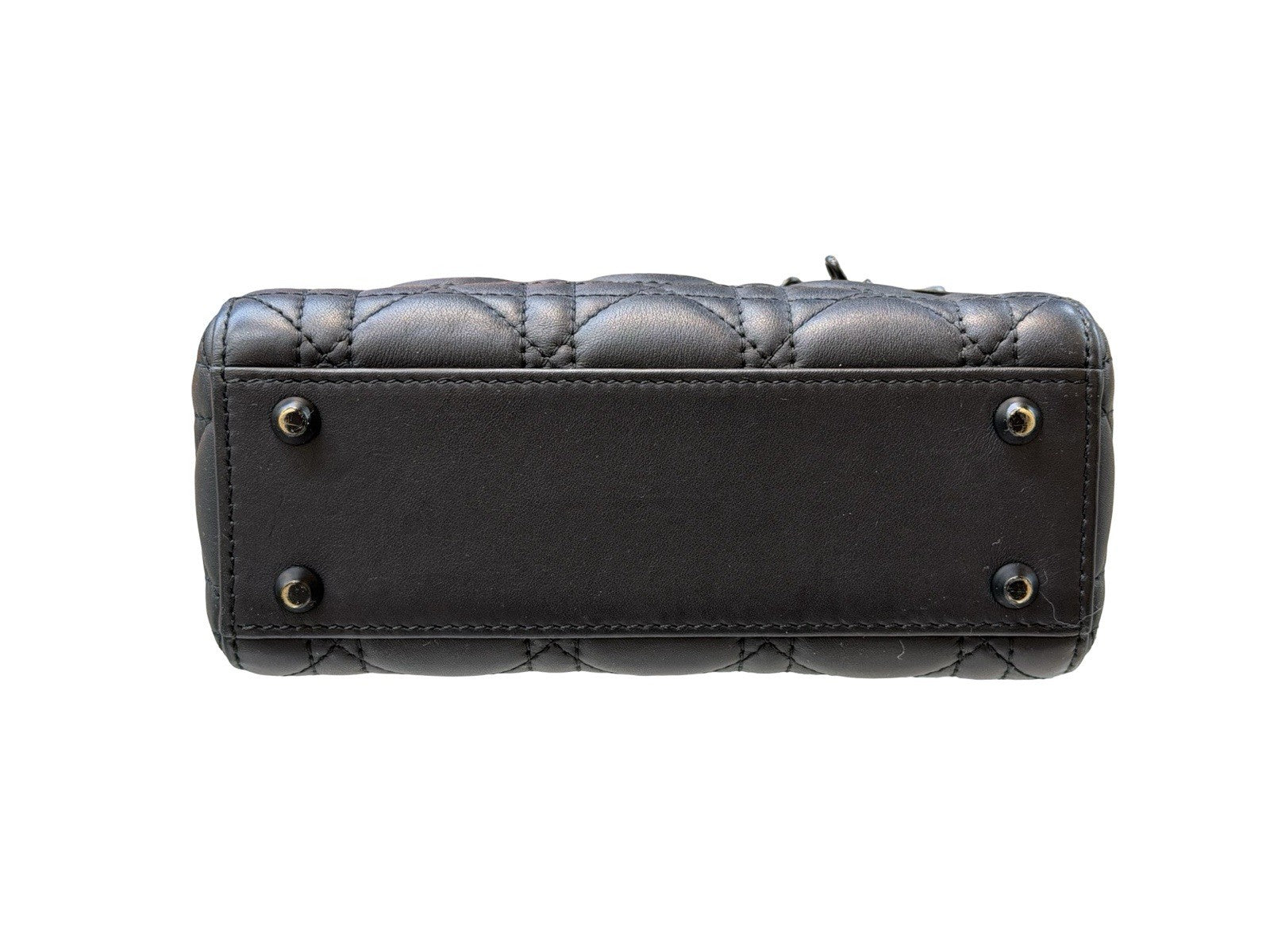 Christian Dior Ultra Matte Lady Dior Chain Mini Bag Cannage Quilt Calfskin