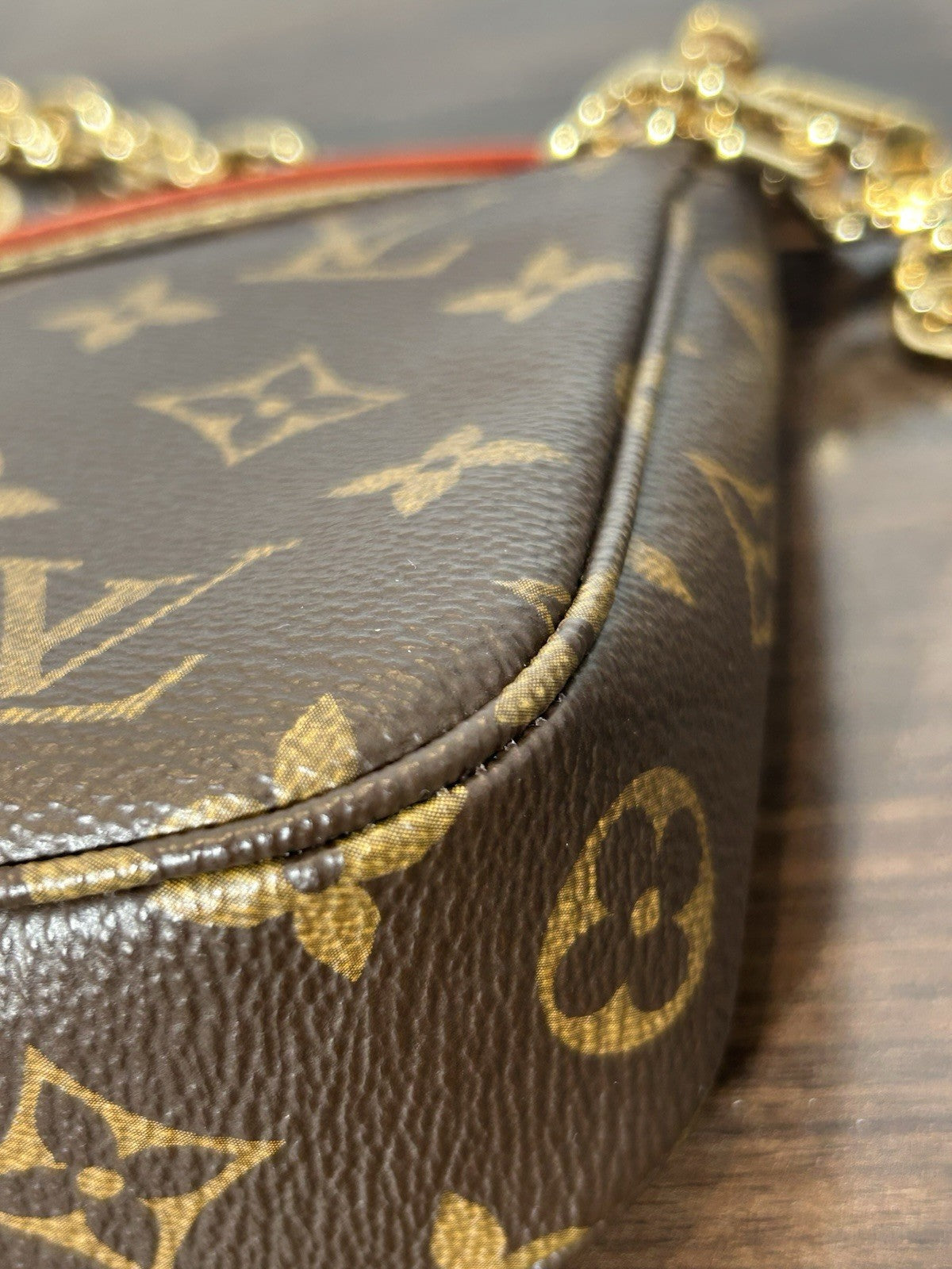 Louis Vuitton Pochette Accessories Monogram Coated Canvas