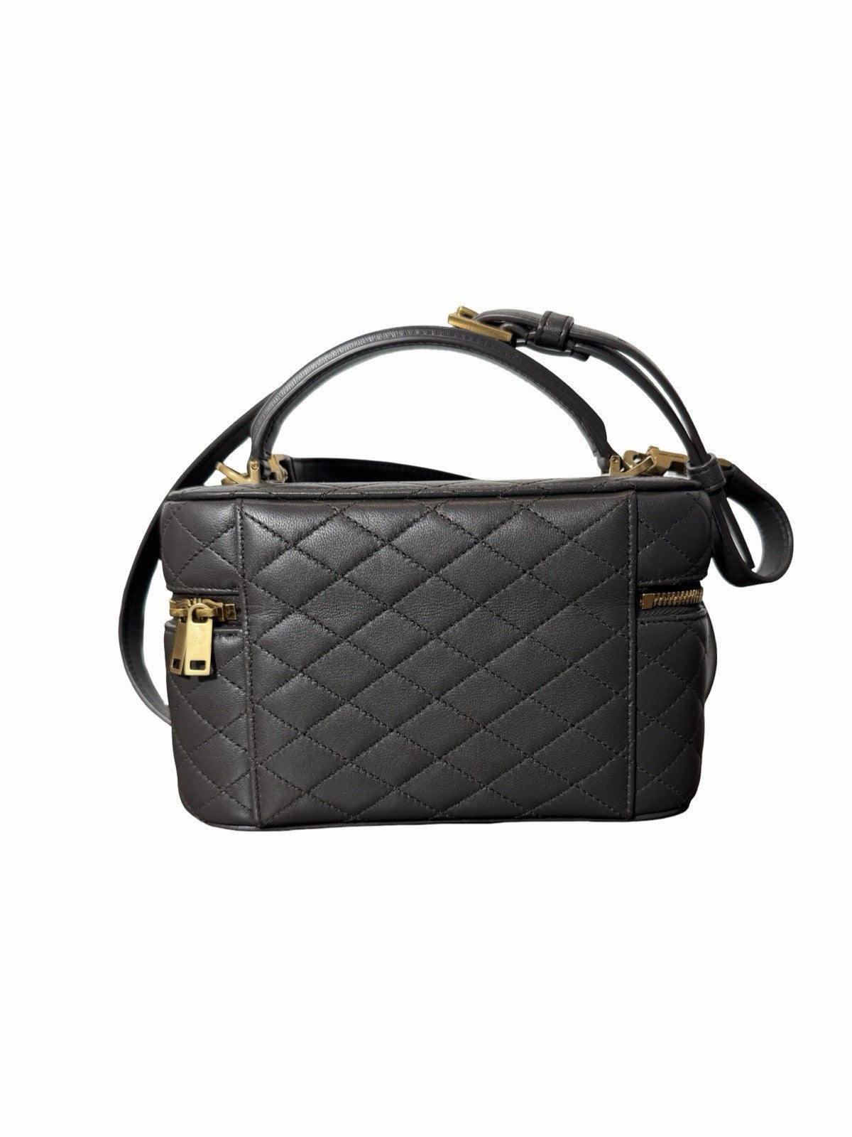 Saint Laurent YSL Gaby Mini Vanity Bag in Lambskin