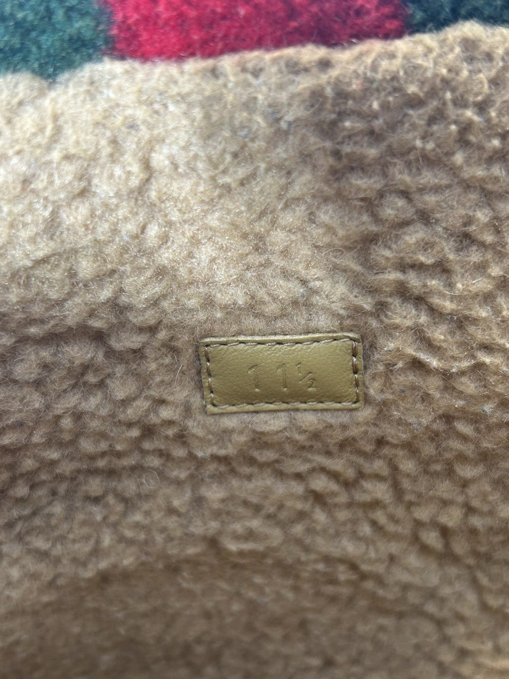 Gucci Web Accent Shearling Boots Size 11.5US