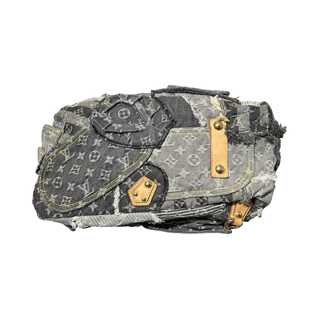 Louis Vuitton LV Monogram Patchwork Bowly Denim