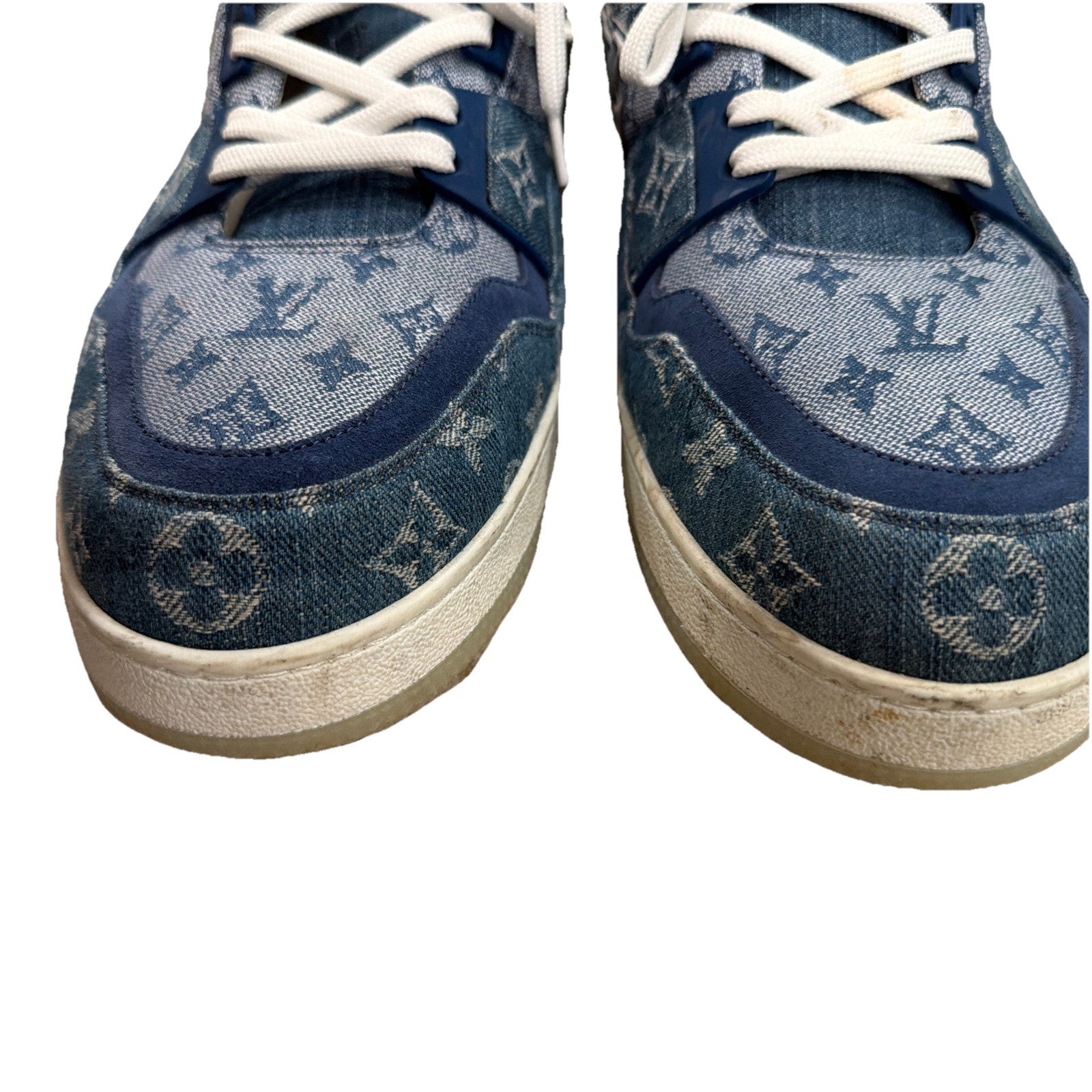 Louis Vuitton LV Trainer Monogram Denim Size  13 LV US 14