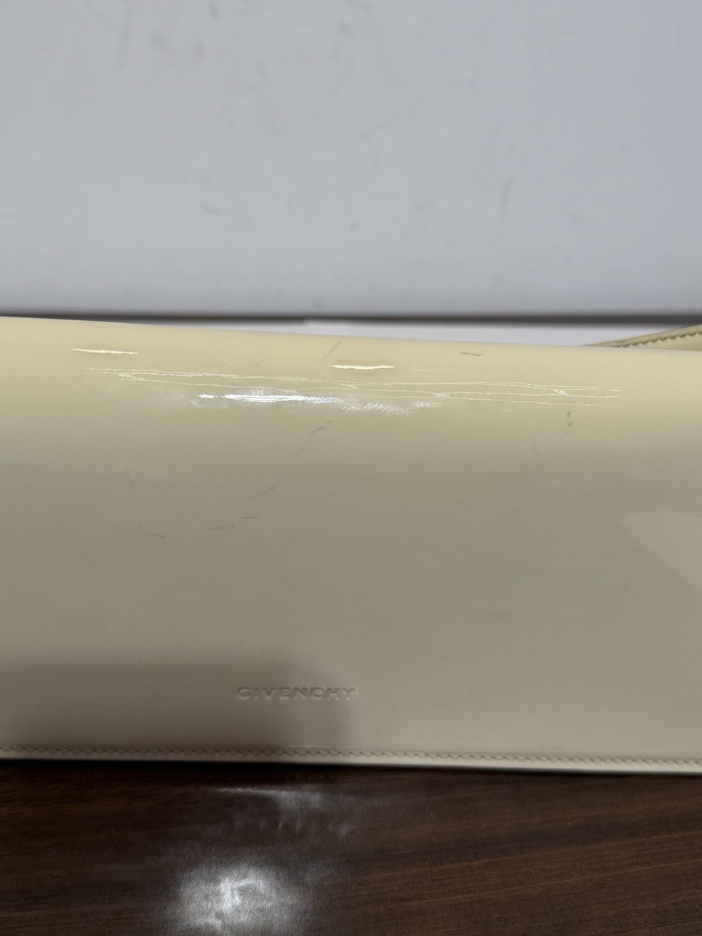 Givenchy Ivory Leather Mini 4G Shoulder Bag