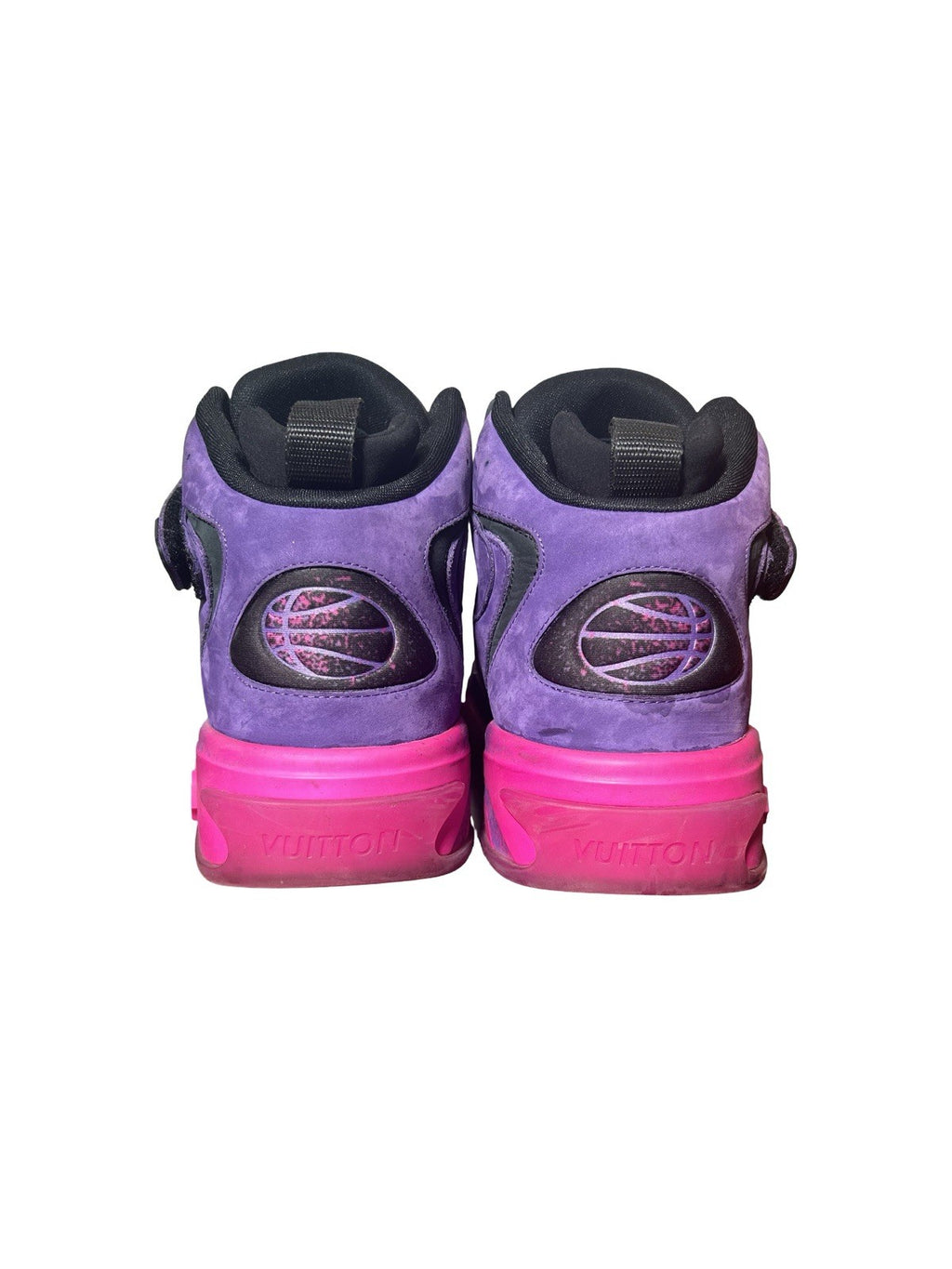 Louis Vuitton Suede Printed Sneakers 