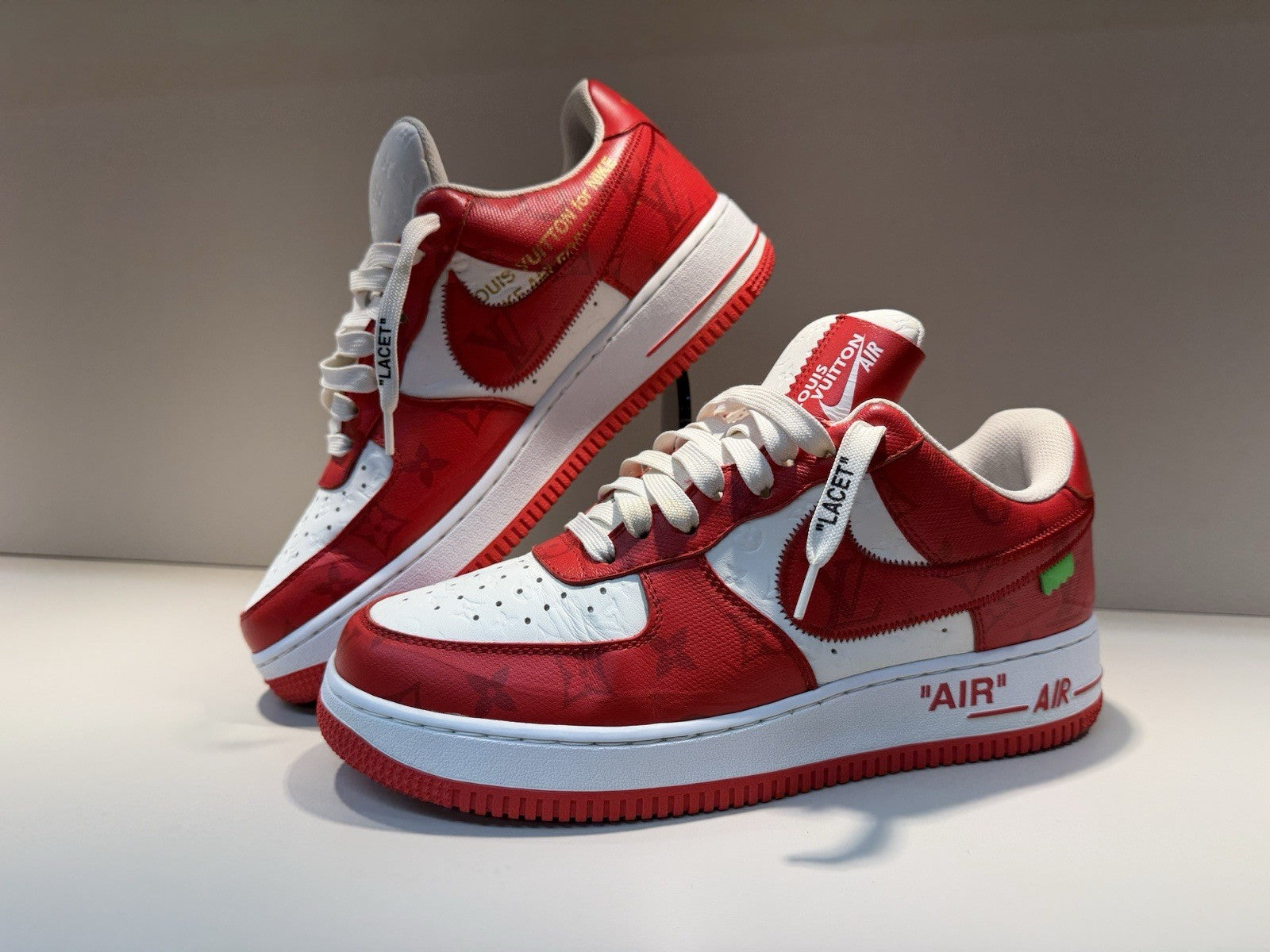 Louis Vuitton Nike Air Force 1 Low By Virgil Abloh Size US 8.5