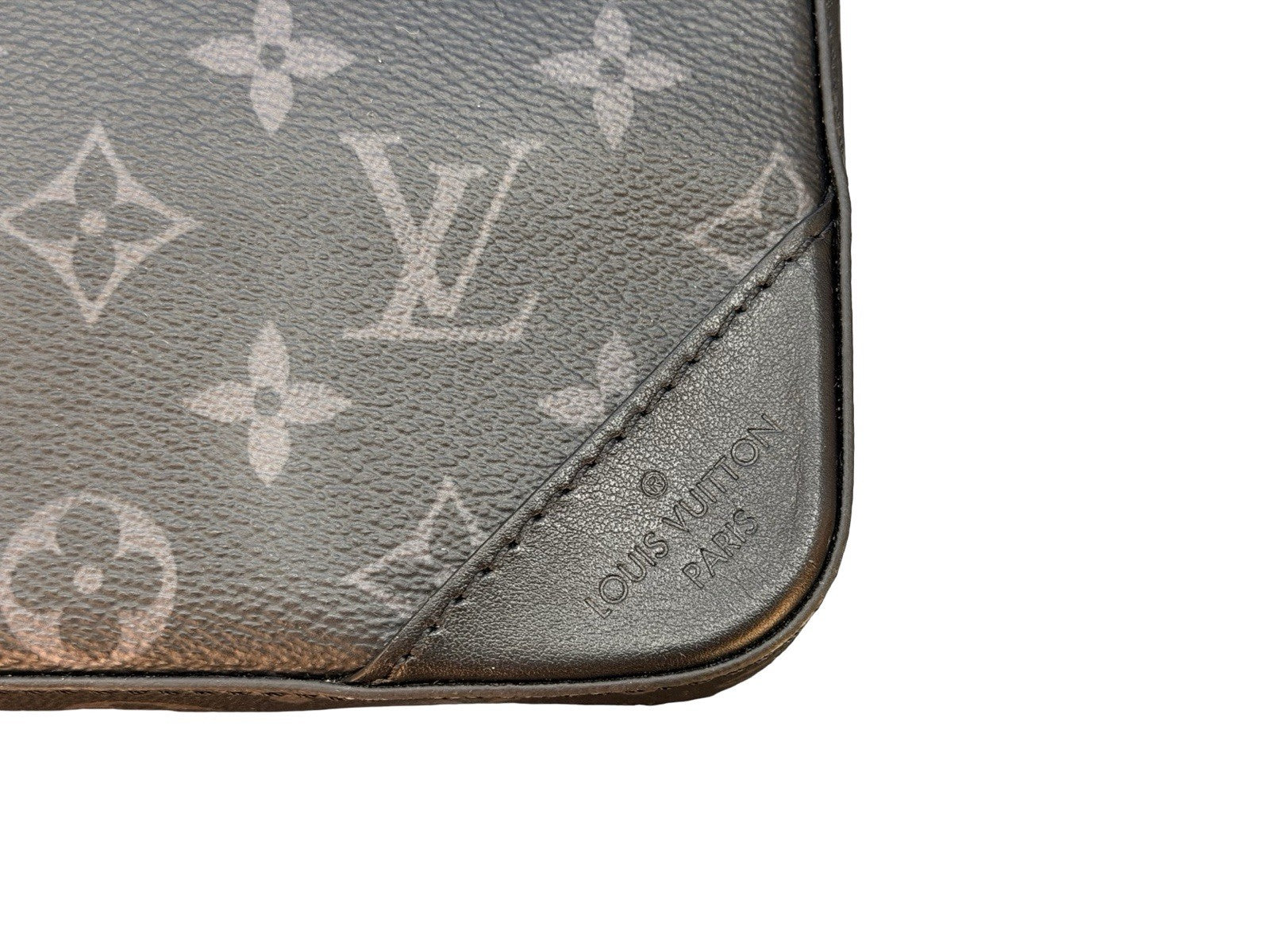 Louis Vuitton Trio Messenger Bag Reverse Monogram Eclipse Canvas