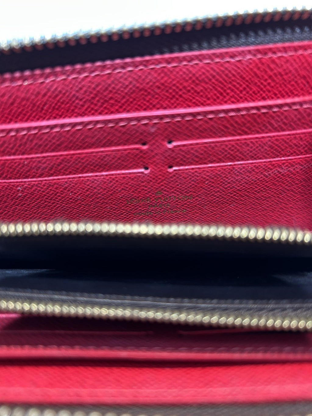 Louis Vuitton Damier Ebene Clemence Wallet